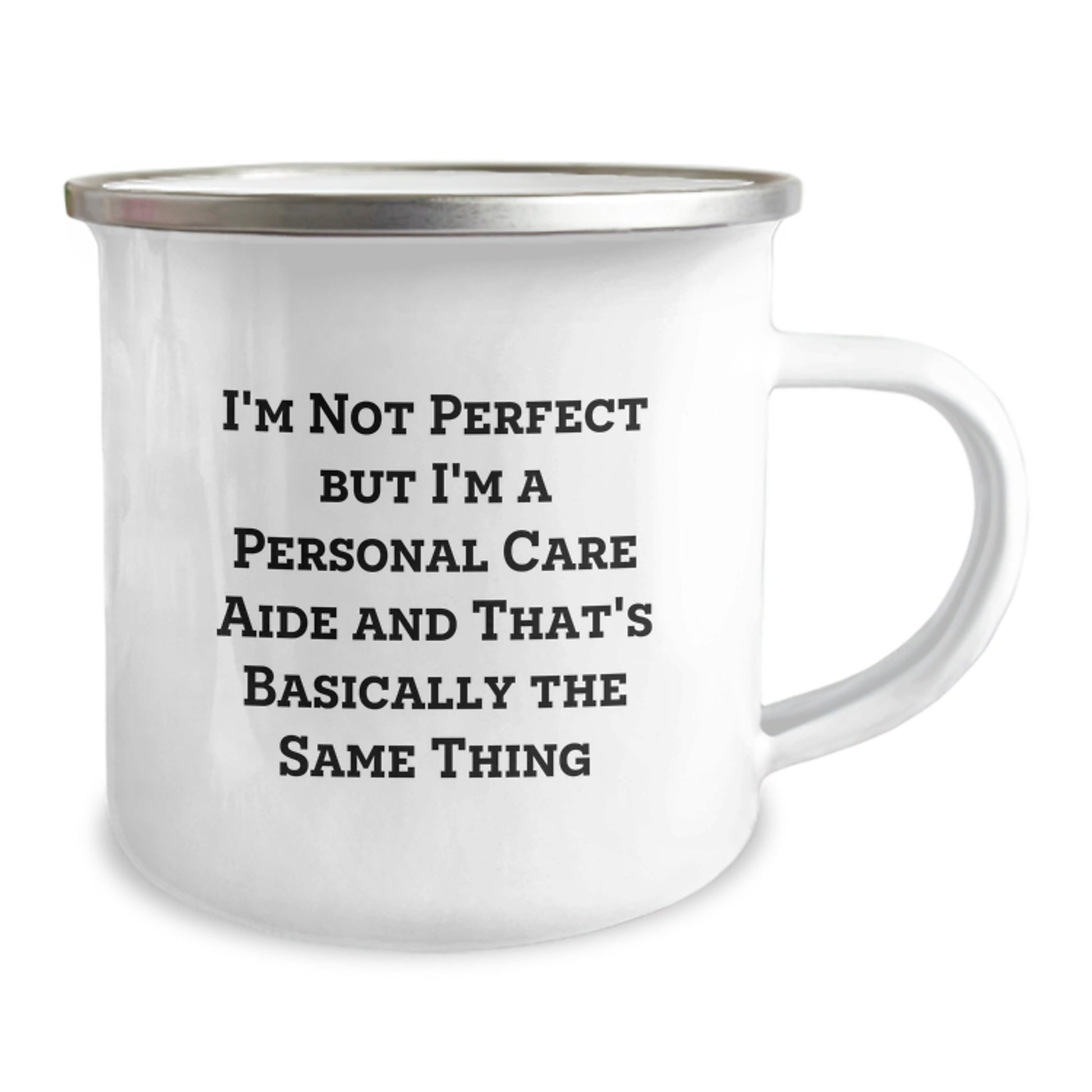 Personal Care Aide Keepsake Camping Mug for Him Birthday Gift with Quote - Image 2