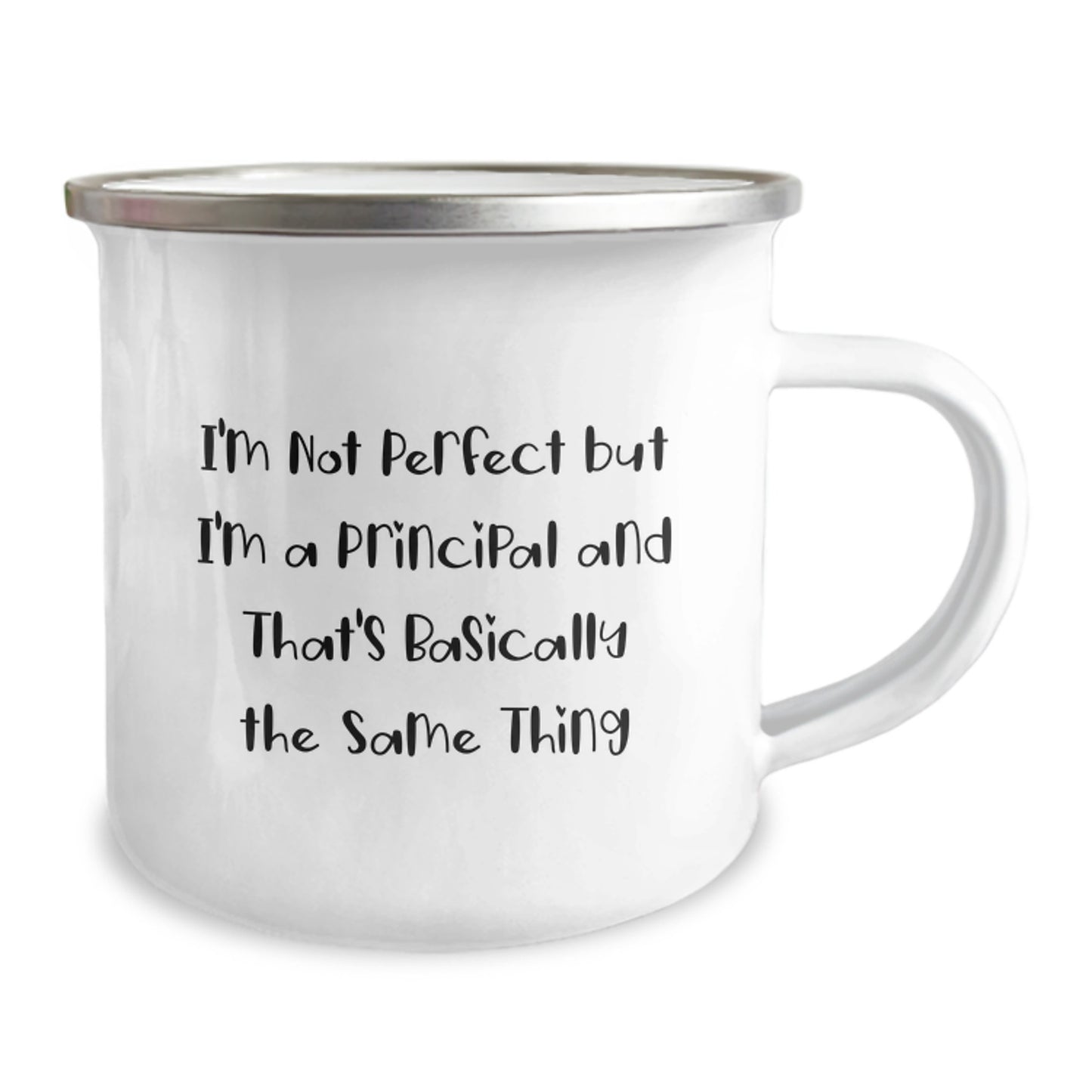 Principal Keepsake Camping Mug for Him Birthday Gift with Enamel Finish - Image 2