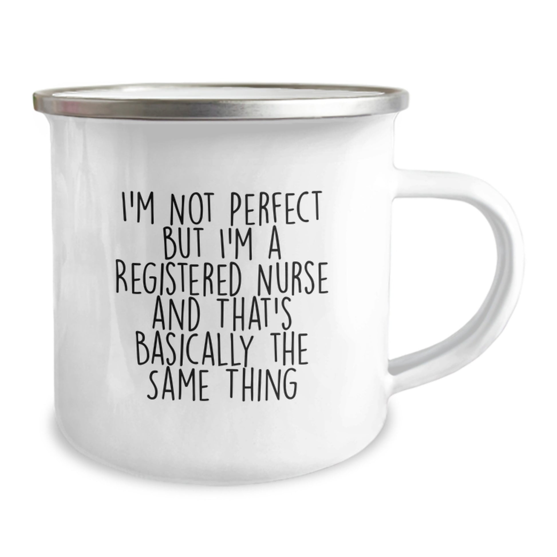 Registered Nurse Keepsake Premium Camping Mug Birthday Gift for Him - Image 2