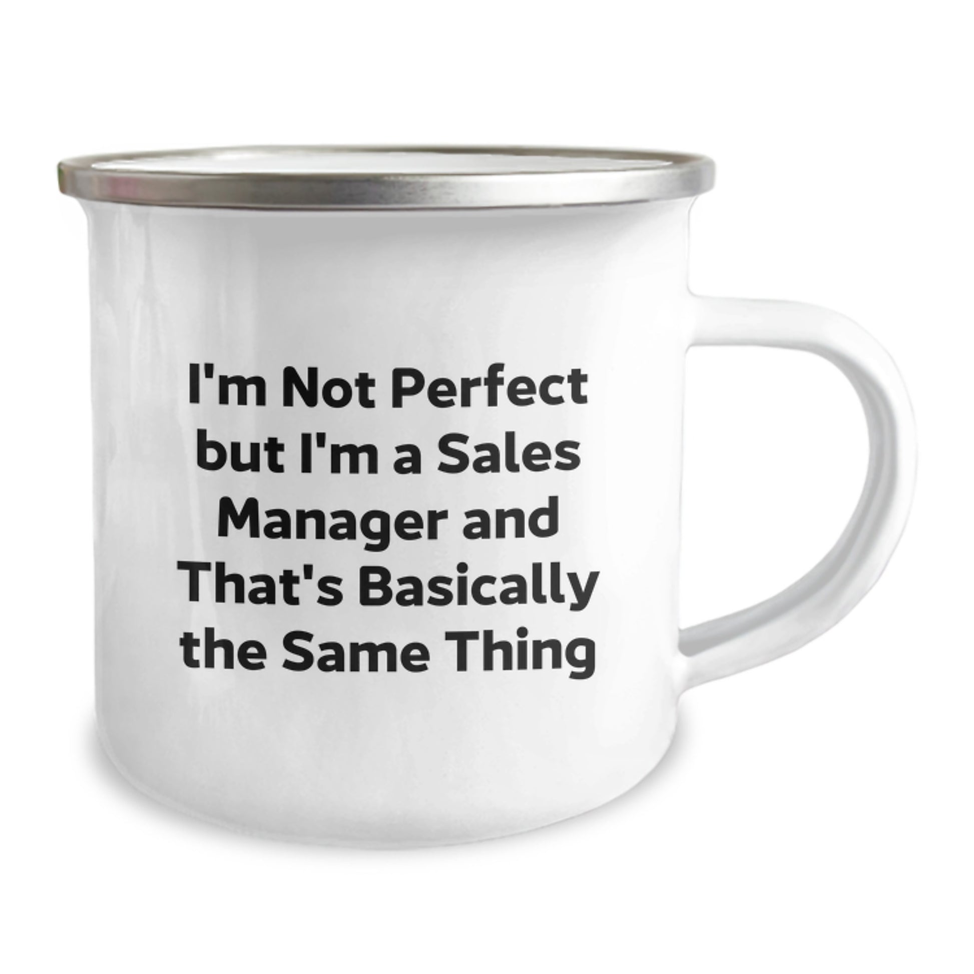 Sales Manager Keepsake Camping Mug for Him Birthday Gift 12oz Stainless - Image 2