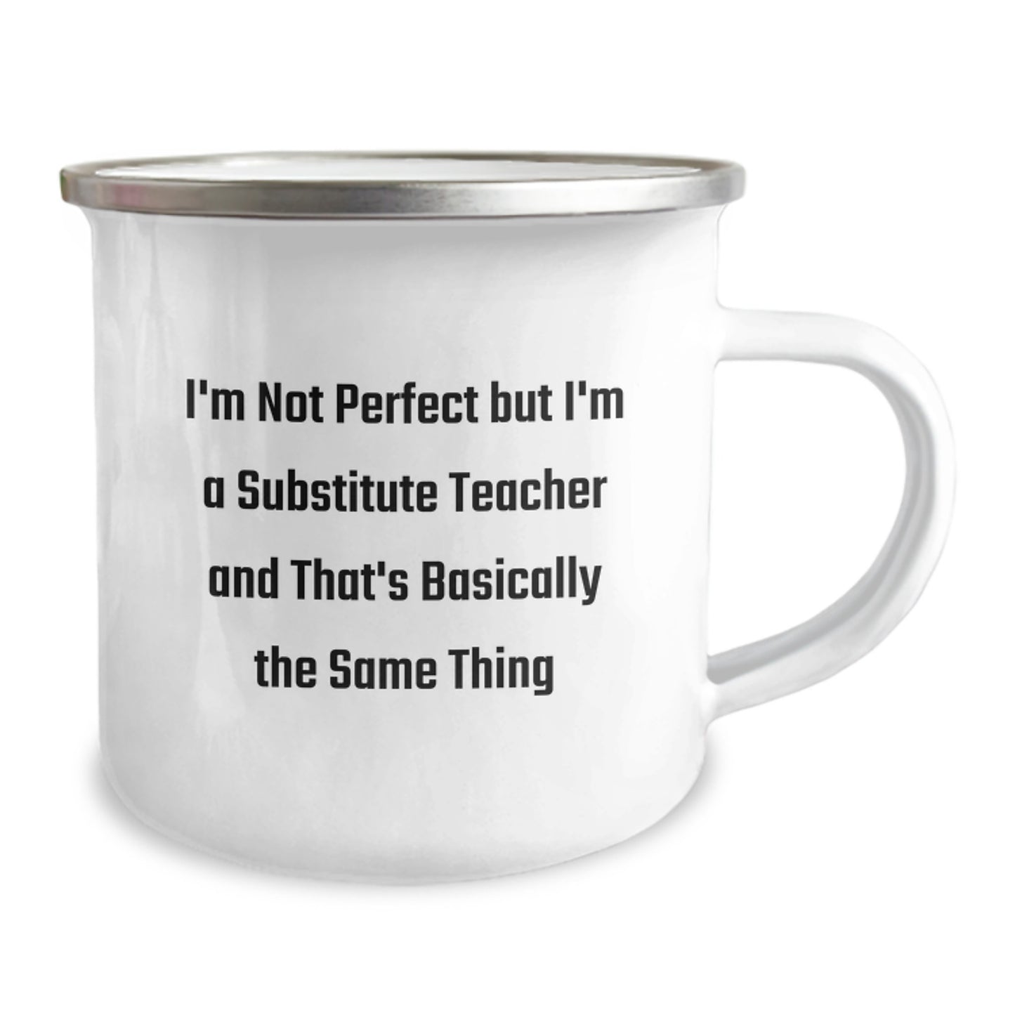 Birthday Gift for Her Present Substitute Teacher Camping Mug - Image 2