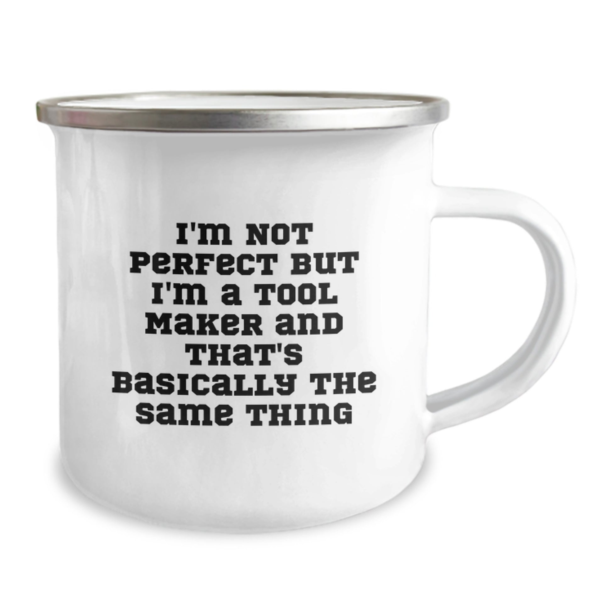 Tool Maker Keepsake Camping Mug Birthday Gift for Him with Enamel Finish - Image 2