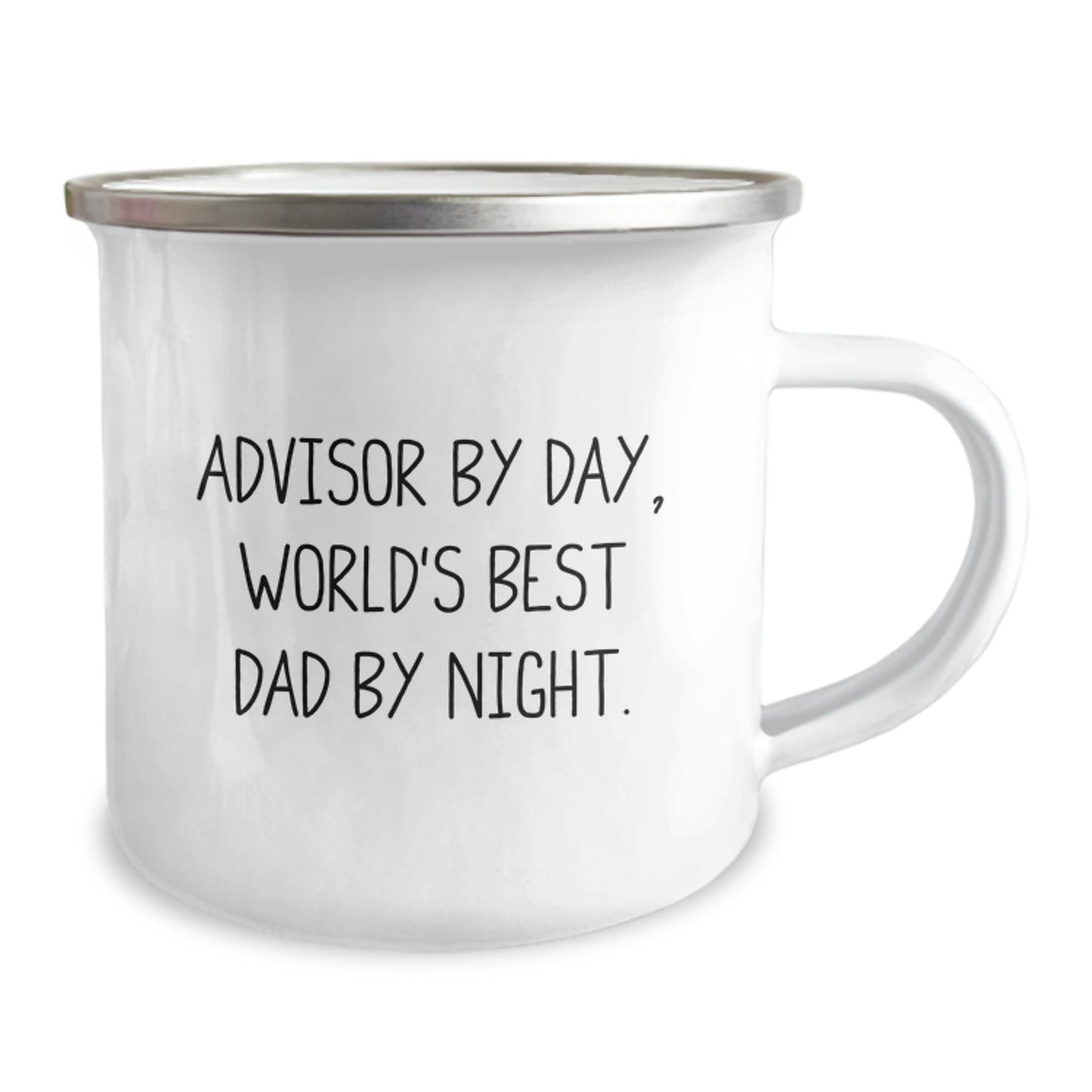 Bold Advisor Camping Mug – Birthday Gift for Friends Durable 12oz - Image 2