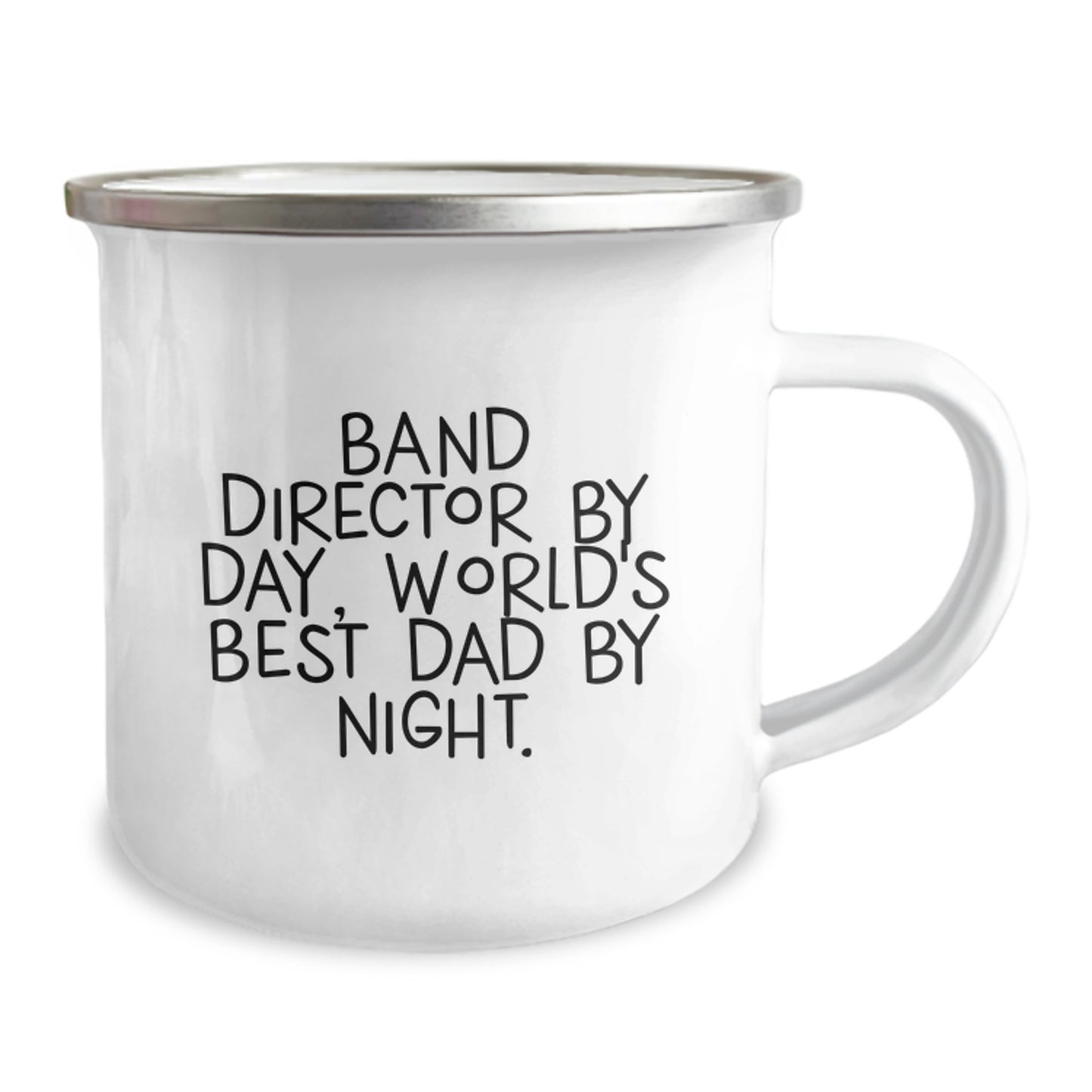 Band Director Keepsake Camping Mug for Him Birthday Gift 12oz Stainless - Image 2