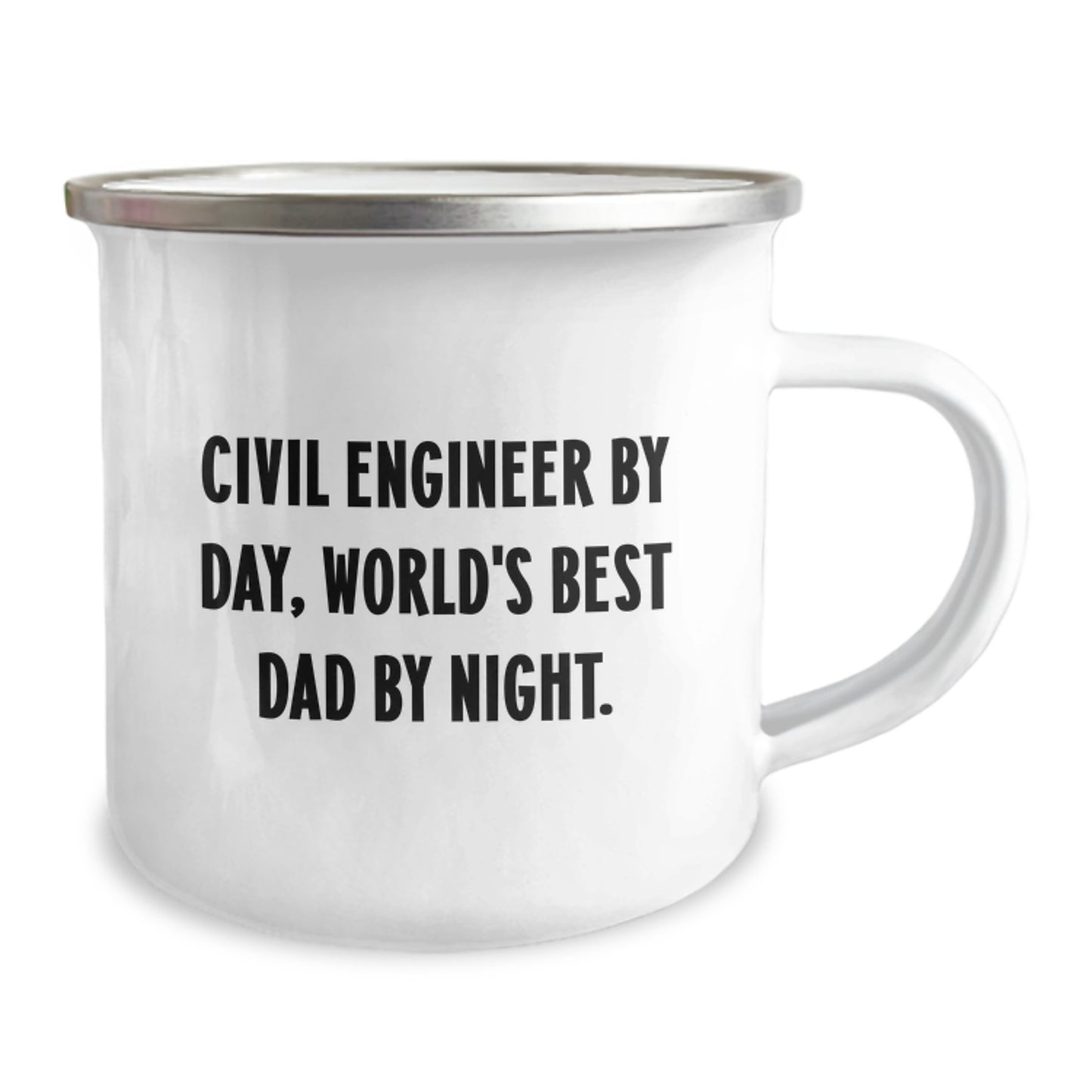 Civil Engineer Keepsake Camping Mug for Him Birthday Gift - Image 2