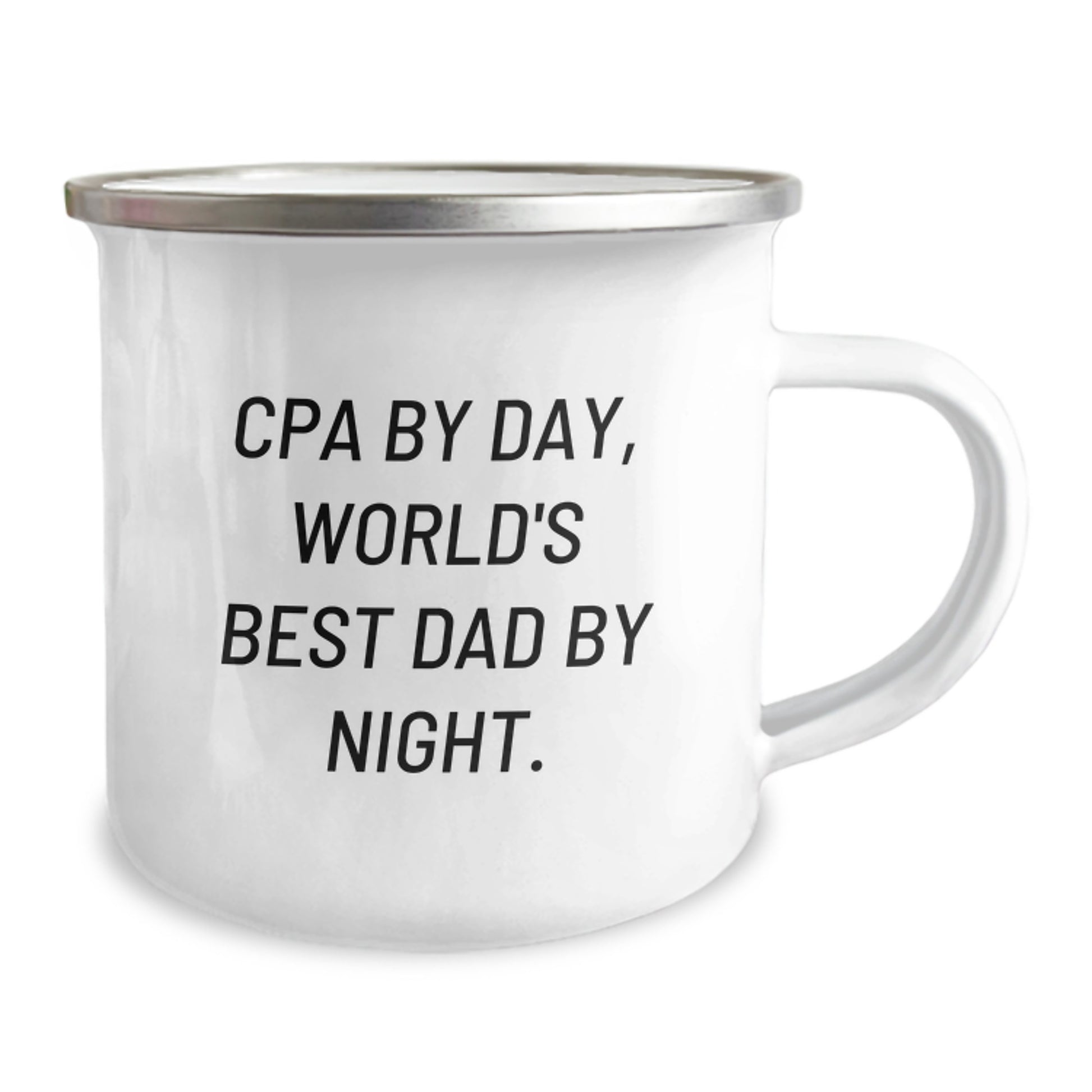 Birthday Gift for Her Cpa Camping Mug – Dad By Day, Best Dad By Night - Image 2