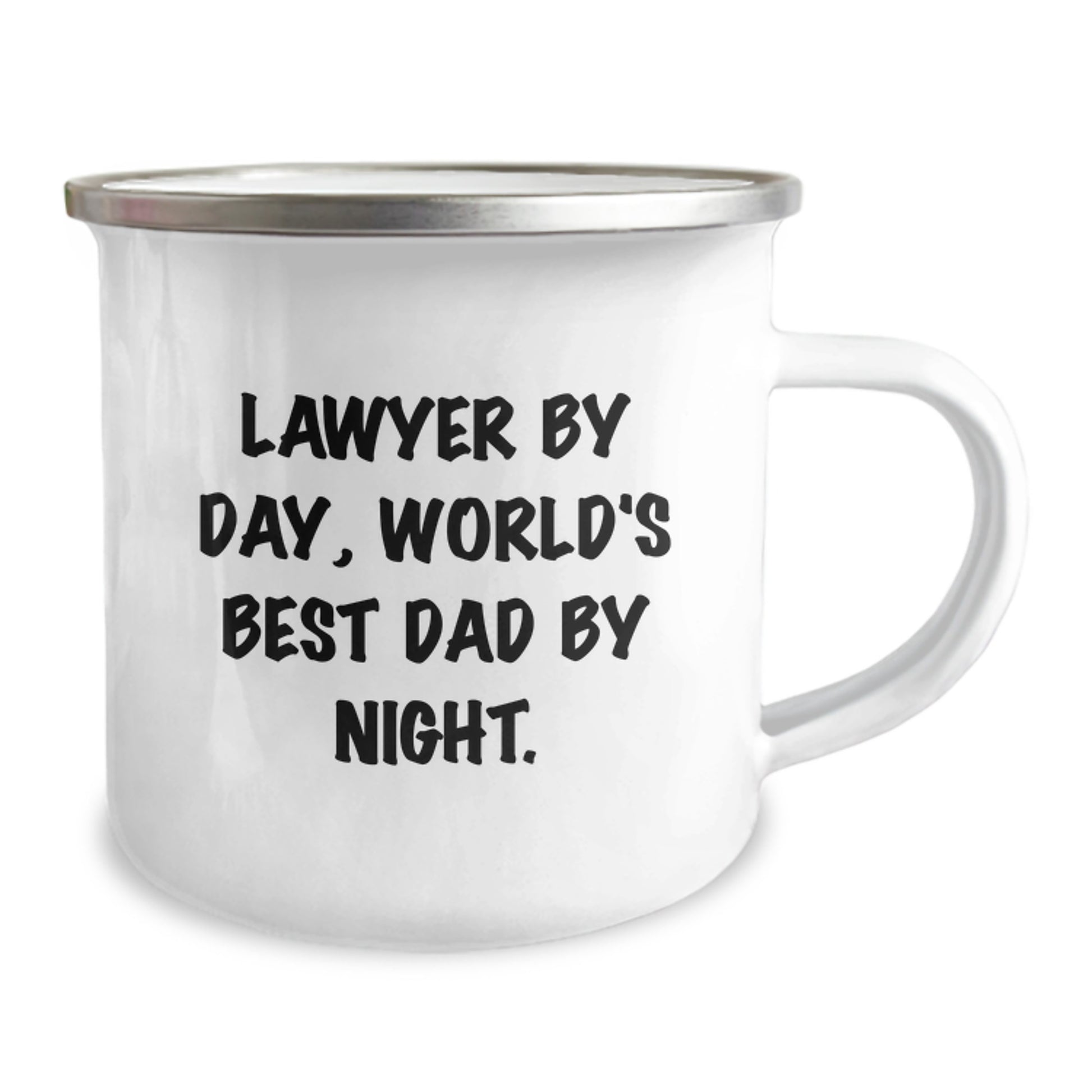 Lawyer Keepsake Camping Mug for Him Birthday Gift – Dad Pride for Dad - Image 2