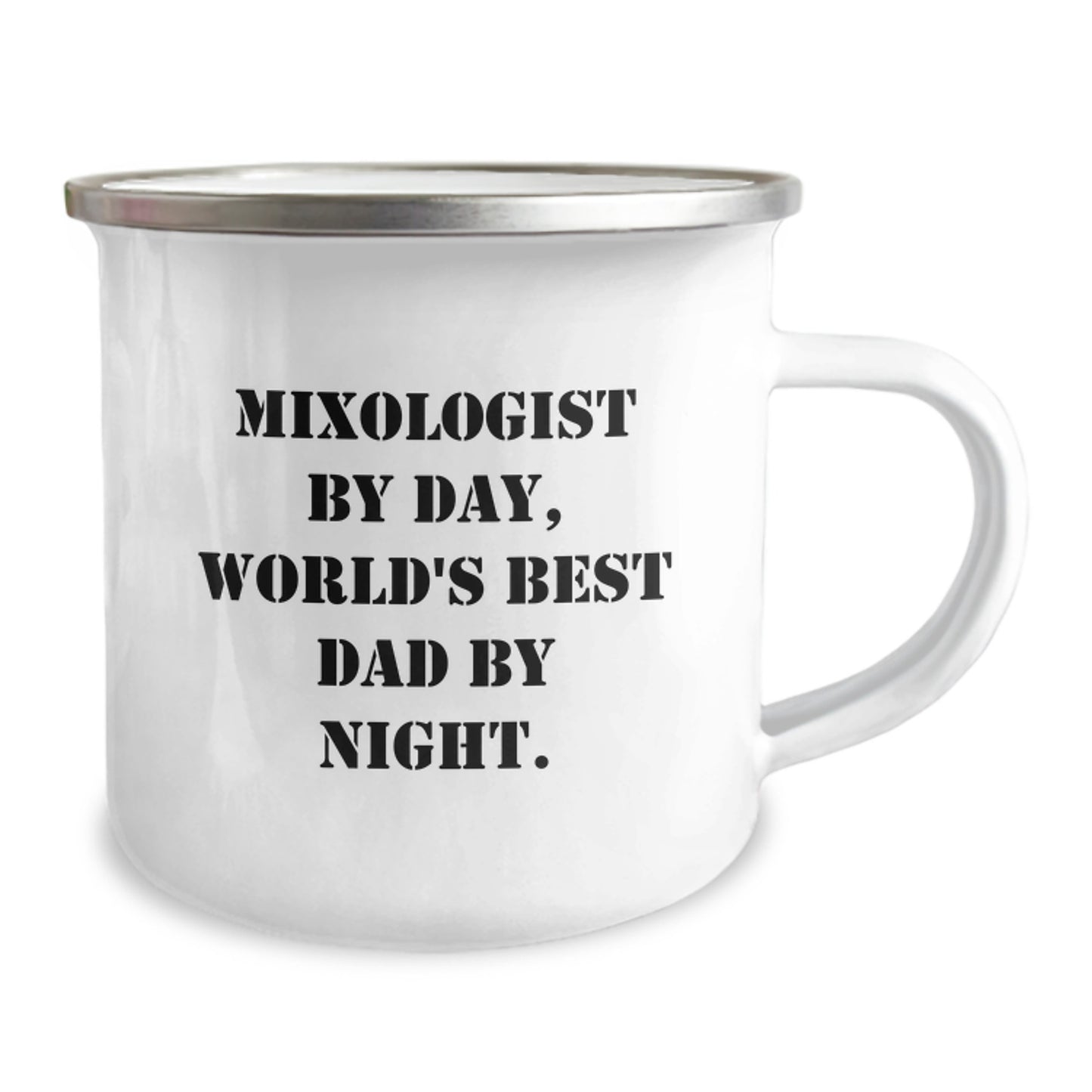 Mixologist Keepsake Camping Mug for Him Birthday Gift 12oz Stainless - Image 2