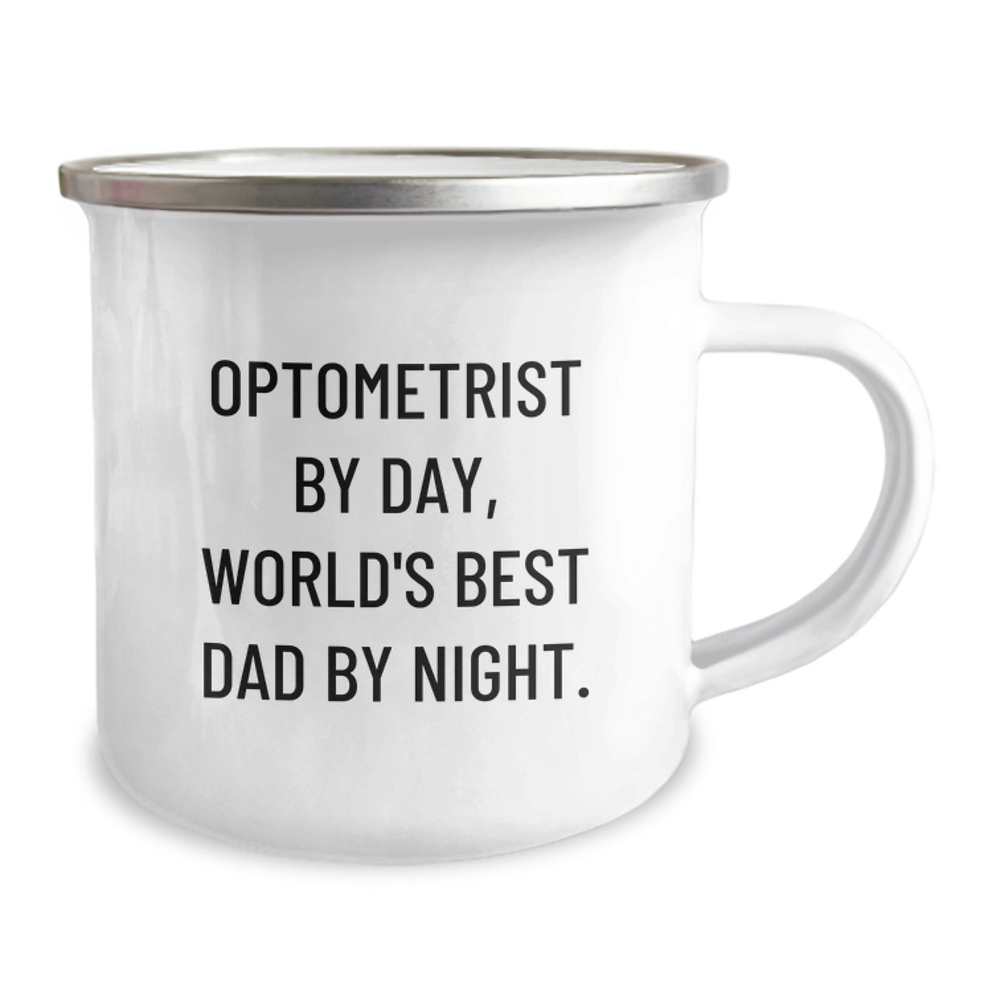 Optometrist Camping Mug Birthday Gift Idea for Coworkers – Durable 12oz - Image 2
