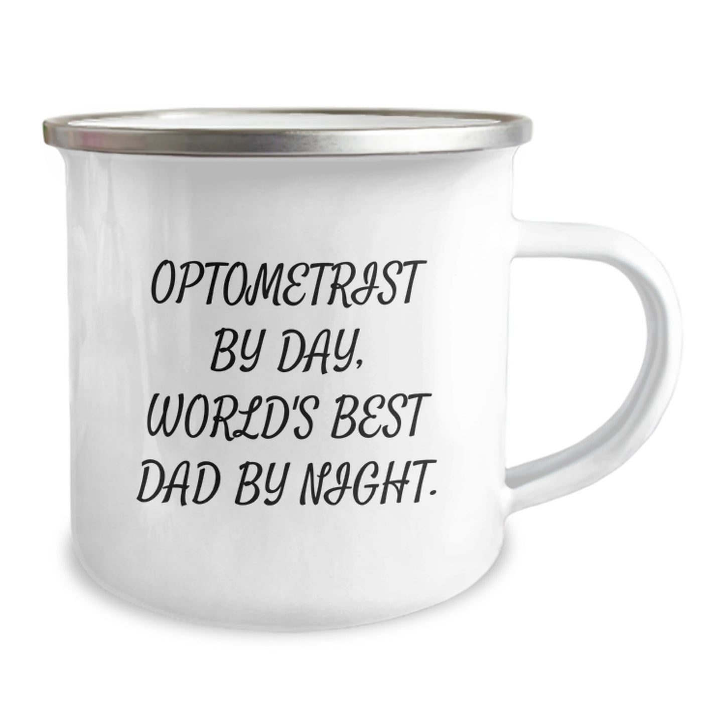 Dad Optometrist Premium Keepsake Camping Mug Birthday Gift for Him - Image 2