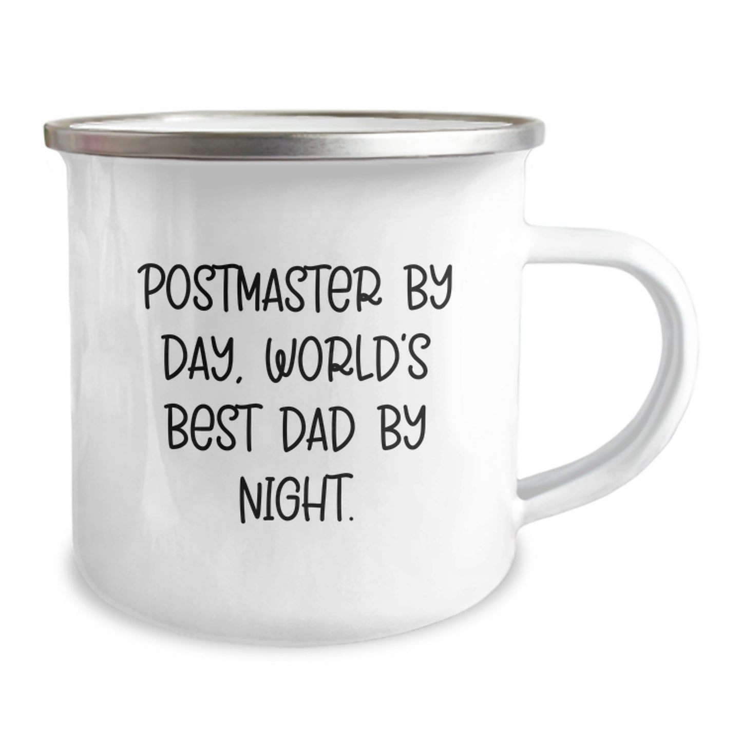 Postmaster Keepsake Camping Mug for Him Birthday Gift with Enamel Finish - Image 2