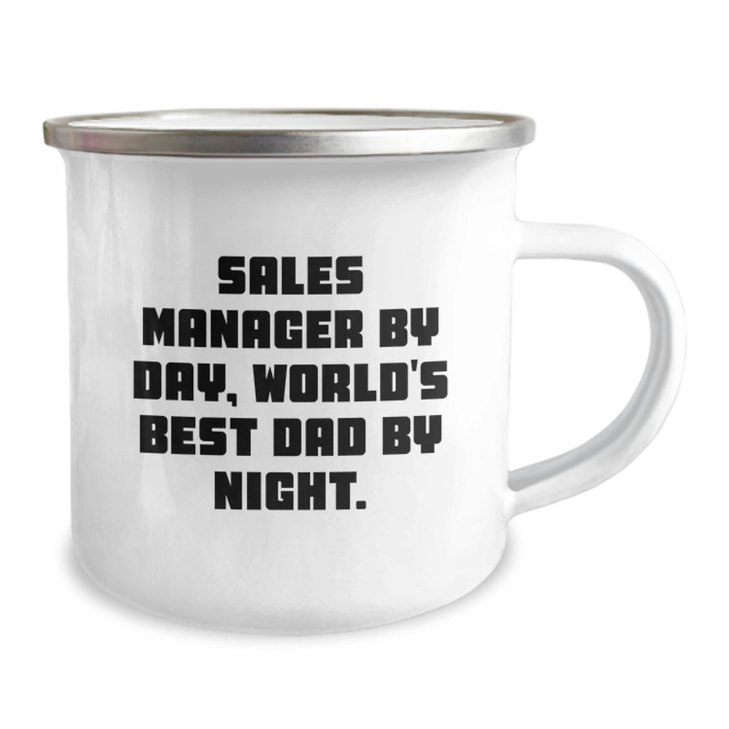 Bold Sales Manager Camping Mug Novelty for Friends Birthday Gift - Image 2