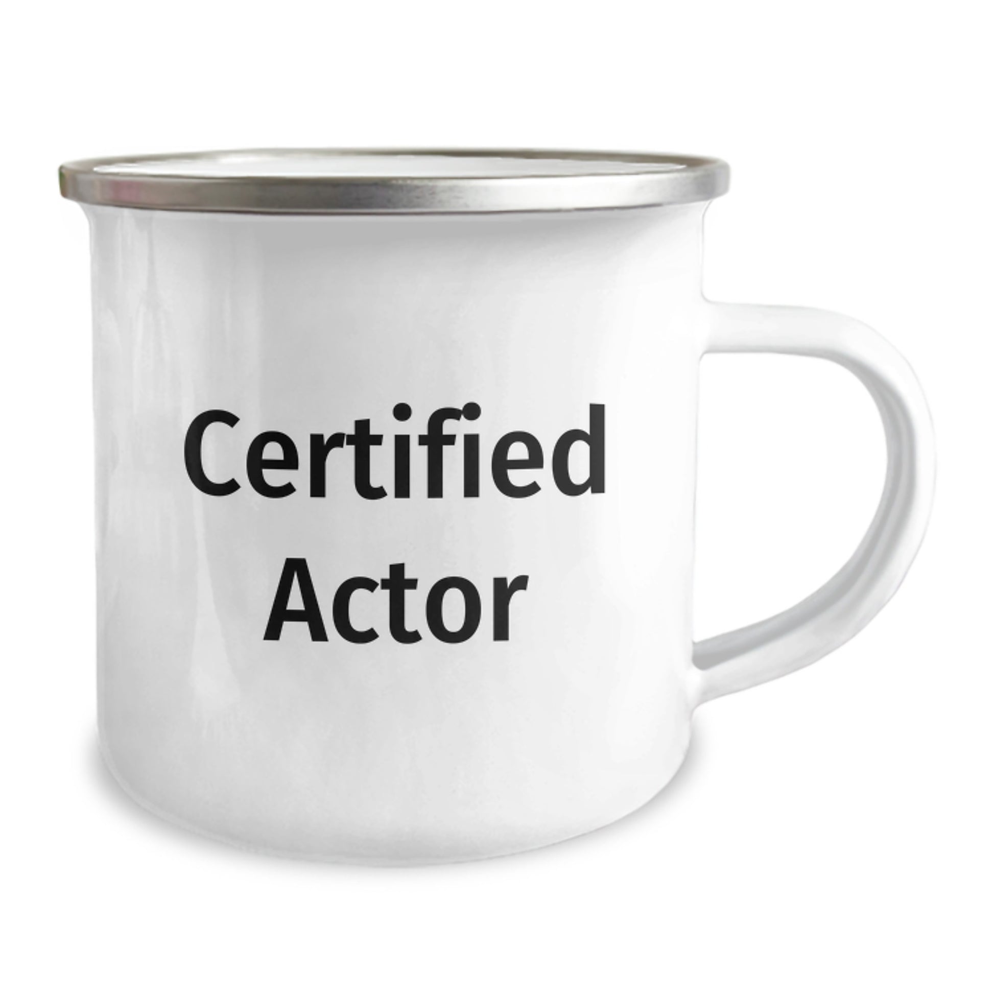 Funny Quotes Certified Actor Gifts for Actor Men Valentine's Unique Camping Mug - Image 2