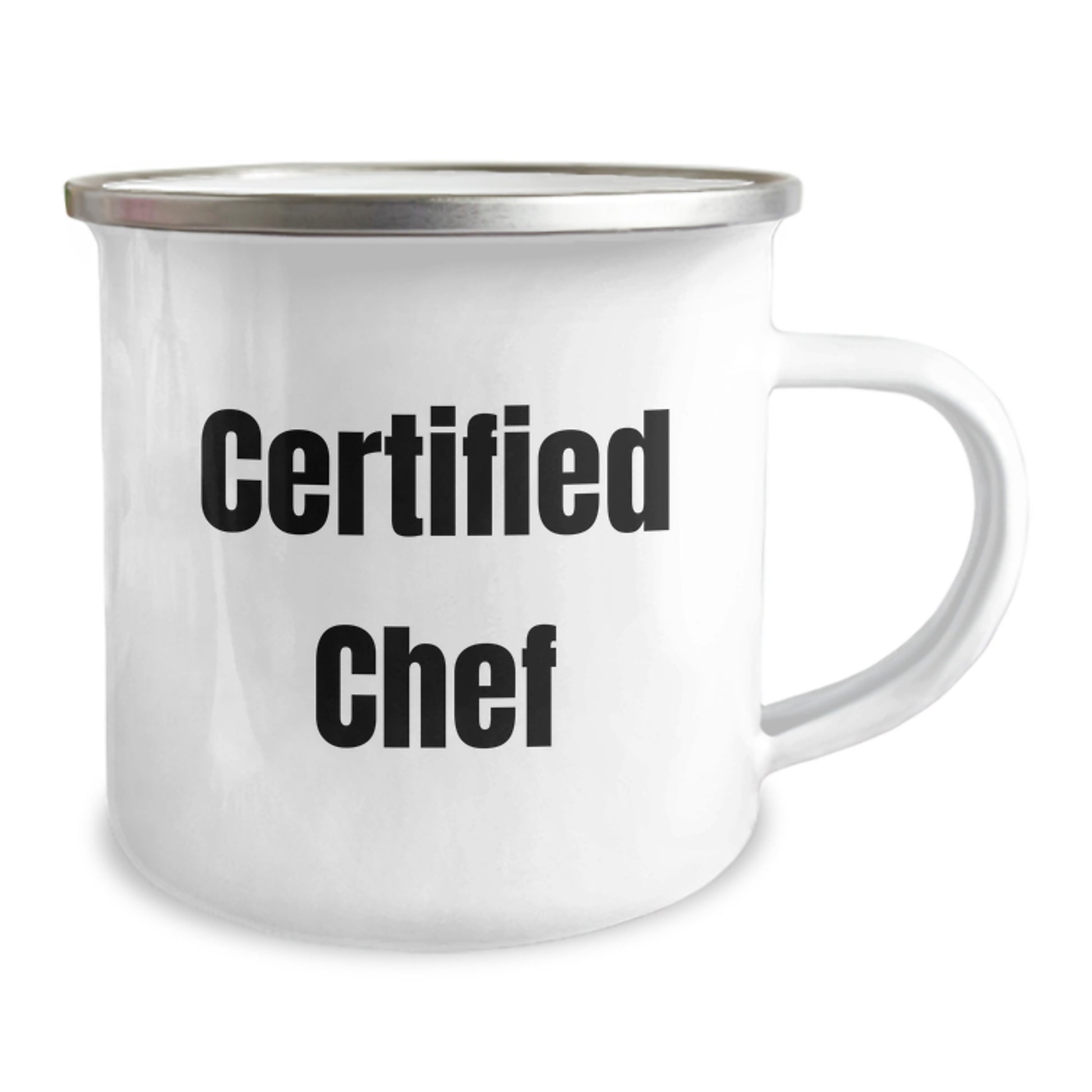 Funny Chef Gifts from Friends to Men Christmas Unique Presents with Camping Mug Quote - Certified Chef - Image 2