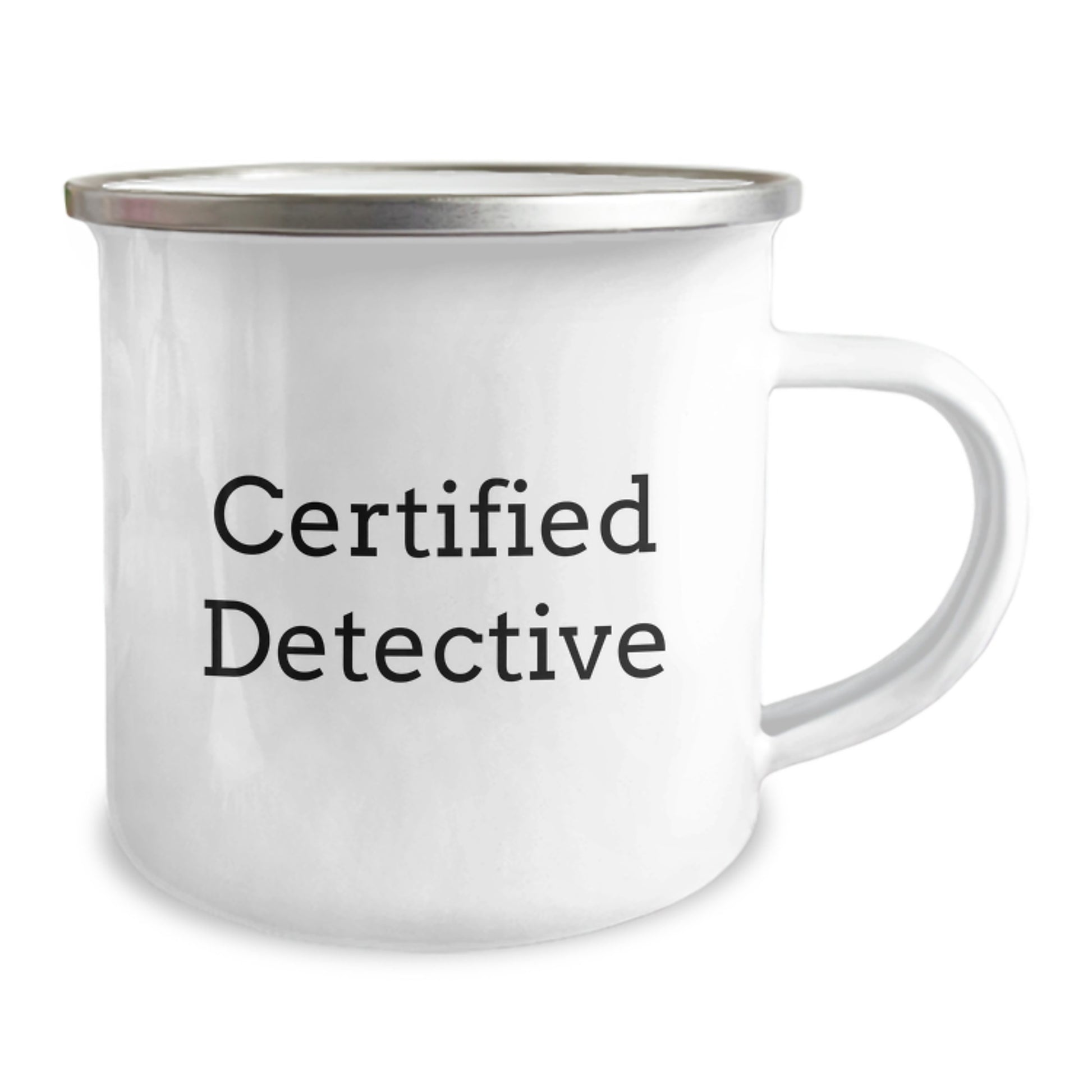 Funny 'Detective Work is My Love Language' Gifts from Men to Family Members for Valentine's Unique Camping Mugs - Image 2