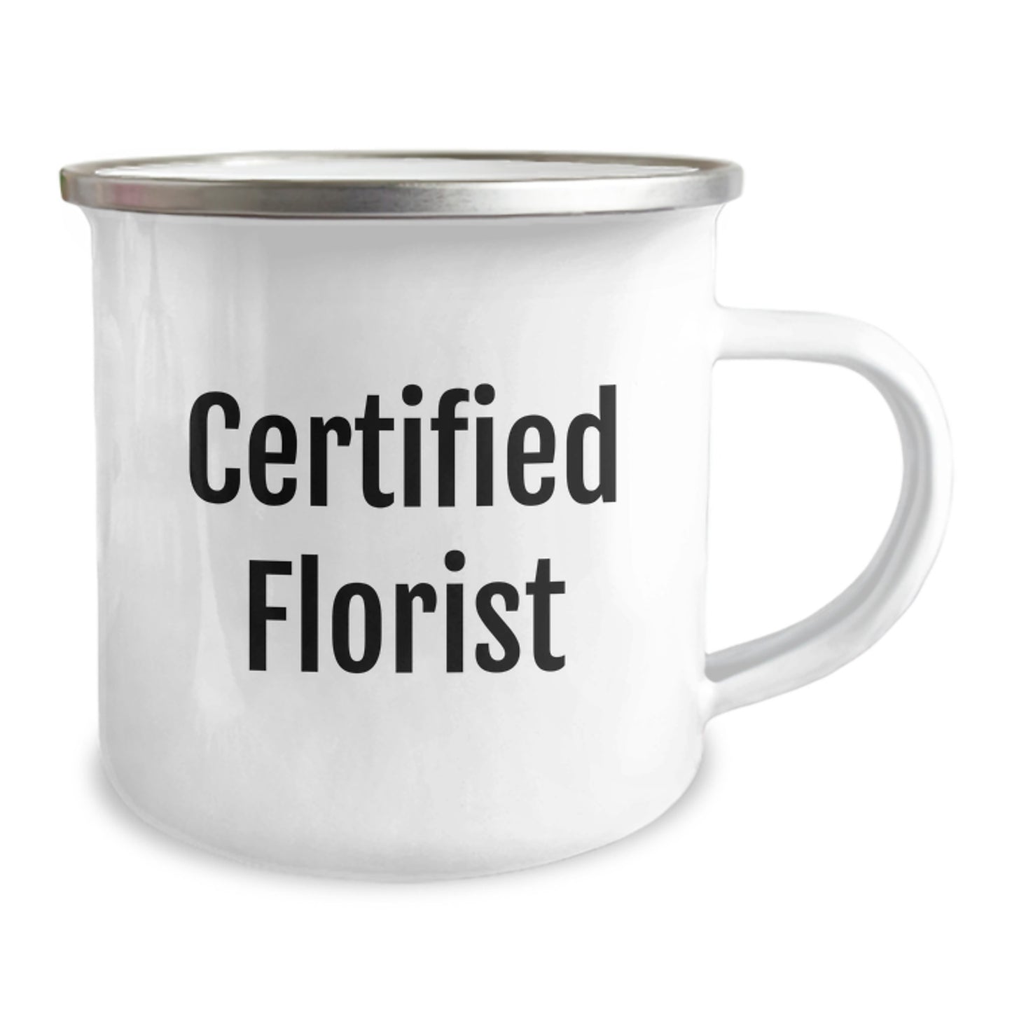 Funny Florist Gifts for Men from Coworkers, Unique Camping Mug for Graduation with Inspirational Quote, Certified Florist Approved - Image 2