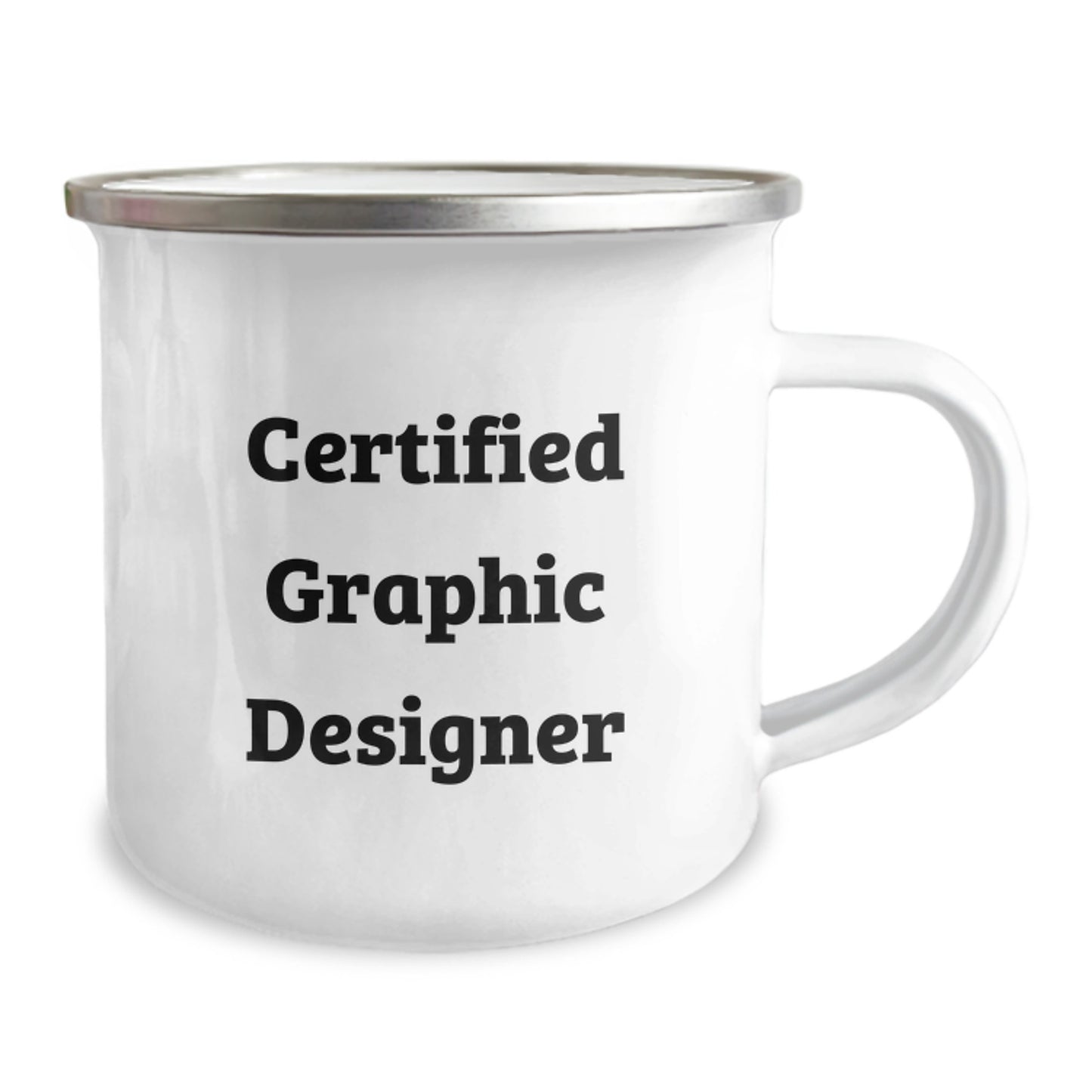 Funny Gifts from Friends to Graphic Designer, Camping Mug for Graduation, 'Designing a Brighter Future' Quote, Unique Gifts - Image 2