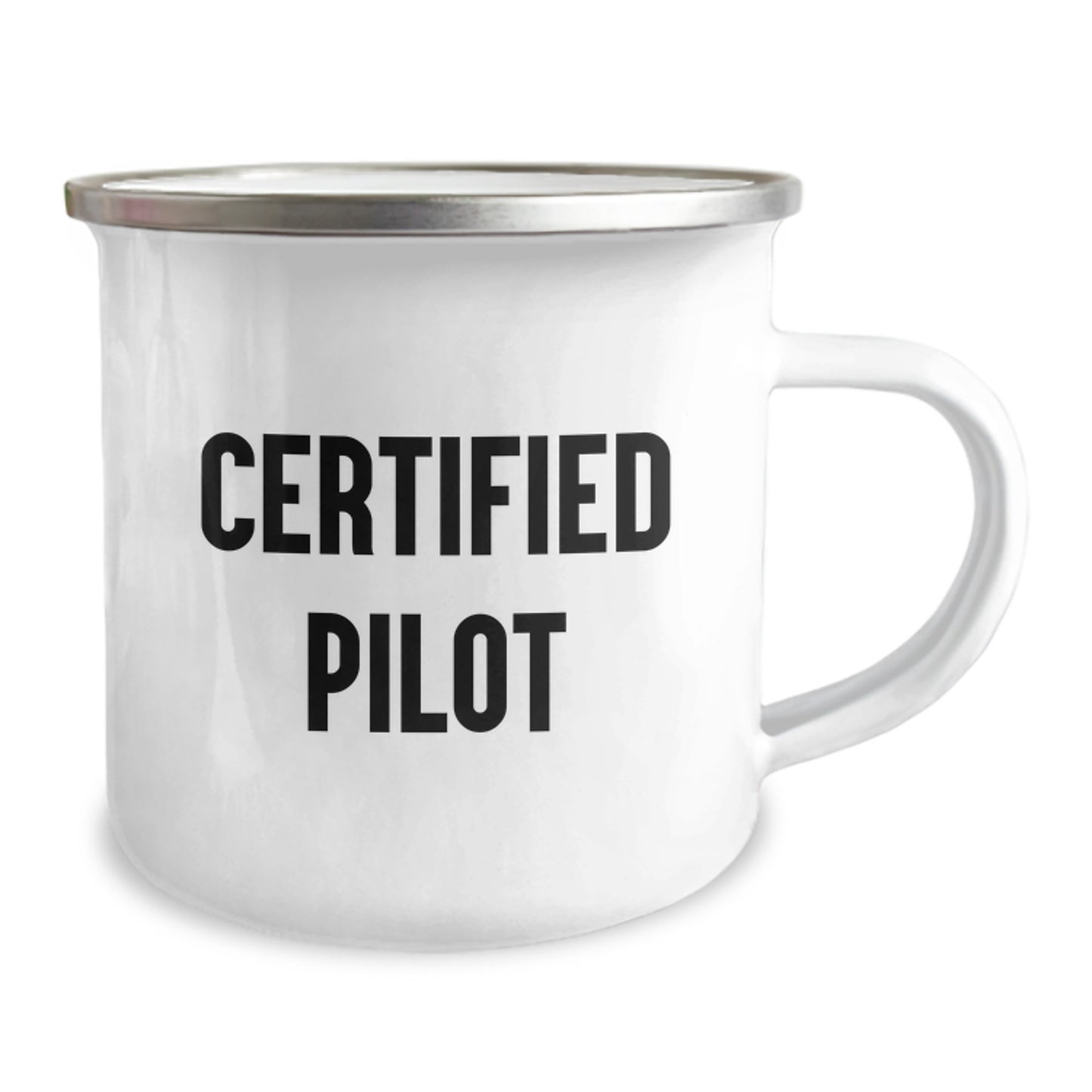 Pilot Gifts from Friends - Funny 'Flying High' Camping Mug for Men, Unique Christmas Unique Gifts for Husband, Sweetheart, or Pilot Friend - Image 2