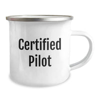 Load image into Gallery viewer, Funny Pilot Gifts for Christmas, Unique Camping Mug from Friends, Pilot Enthusiast Mugs with Inspirational Quote, Gifts for Men and Women, Pilot Lover Mug - Image 2
