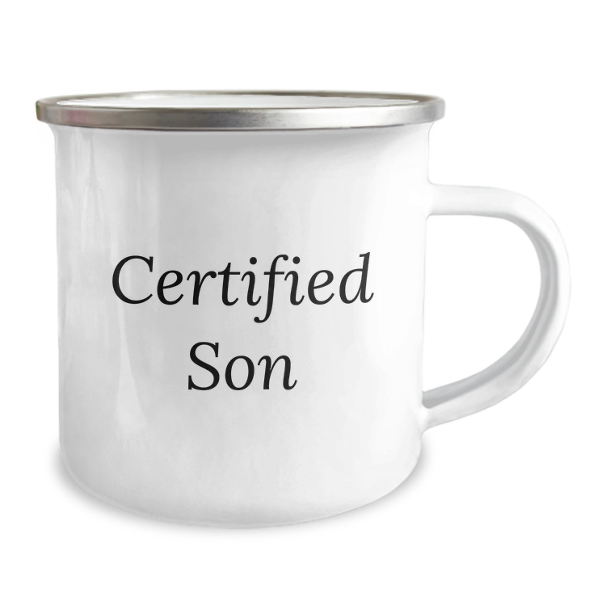 Funny Son Camping Mug, Birthday Unique Gift from Dad to Son, Inspirational Quotes for Men, Certified Son, Unique Gifts for Son - Image 2