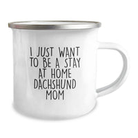 Load image into Gallery viewer, Funny Dachshund Dog Gifts from Family Friends for Christmas Unique Dachshund Dog Mom Camping Mug - Image 2
