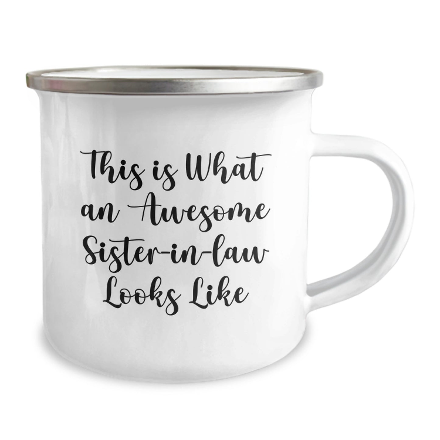 Sister-in-law Gifts, Funny Quote, Camping Mug, Graduation Unique Gifts from Men to Sister-in-law - Image 2