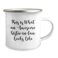 Load image into Gallery viewer, Sister-in-law Gifts, Funny Quote, Camping Mug, Graduation Unique Gifts from Men to Sister-in-law - Image 2
