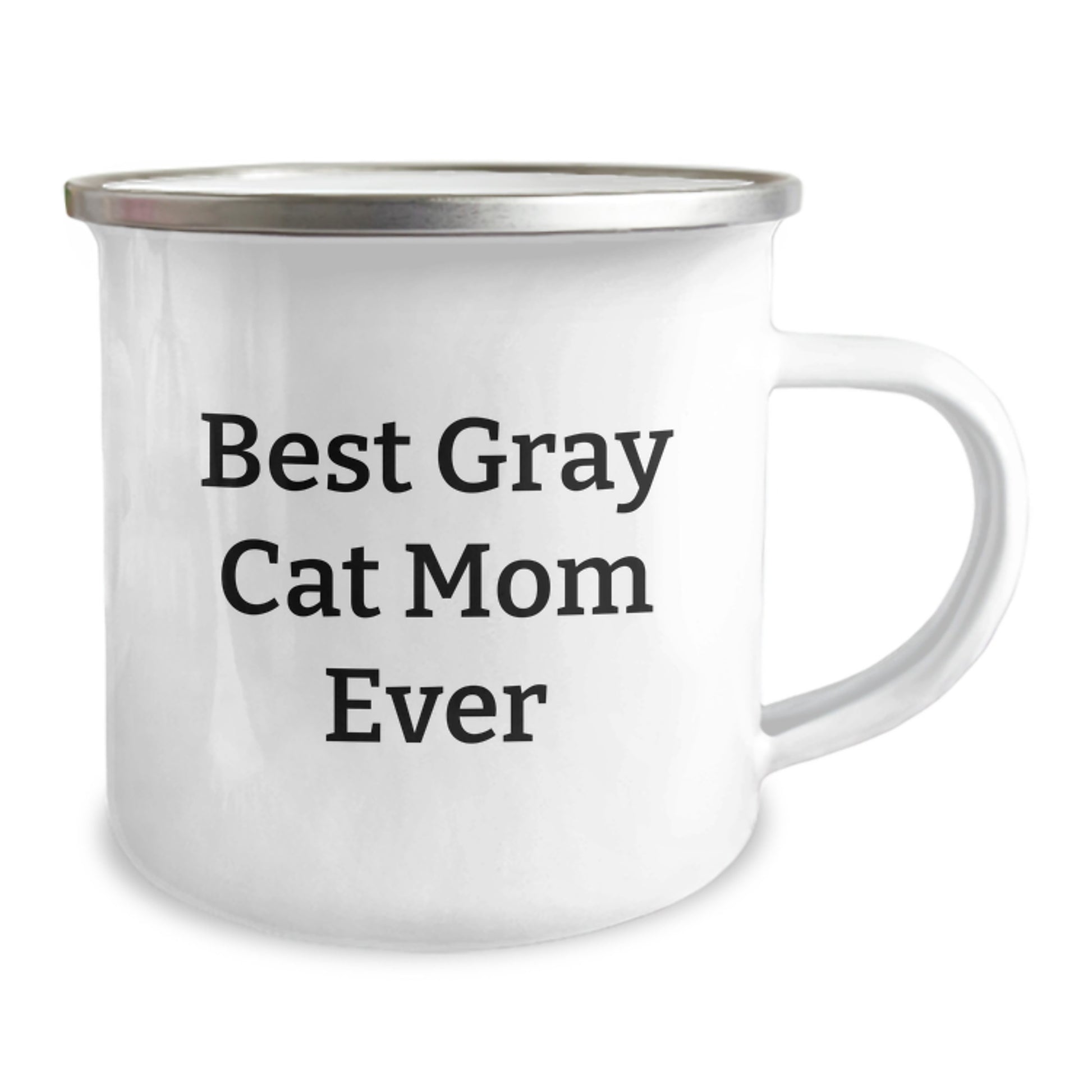 Funny Gray Cat Gifts for Mom - Best Mom Ever Camping Mug, Birthday Unique Gifts from Friends, Family, Men, Women - Image 2