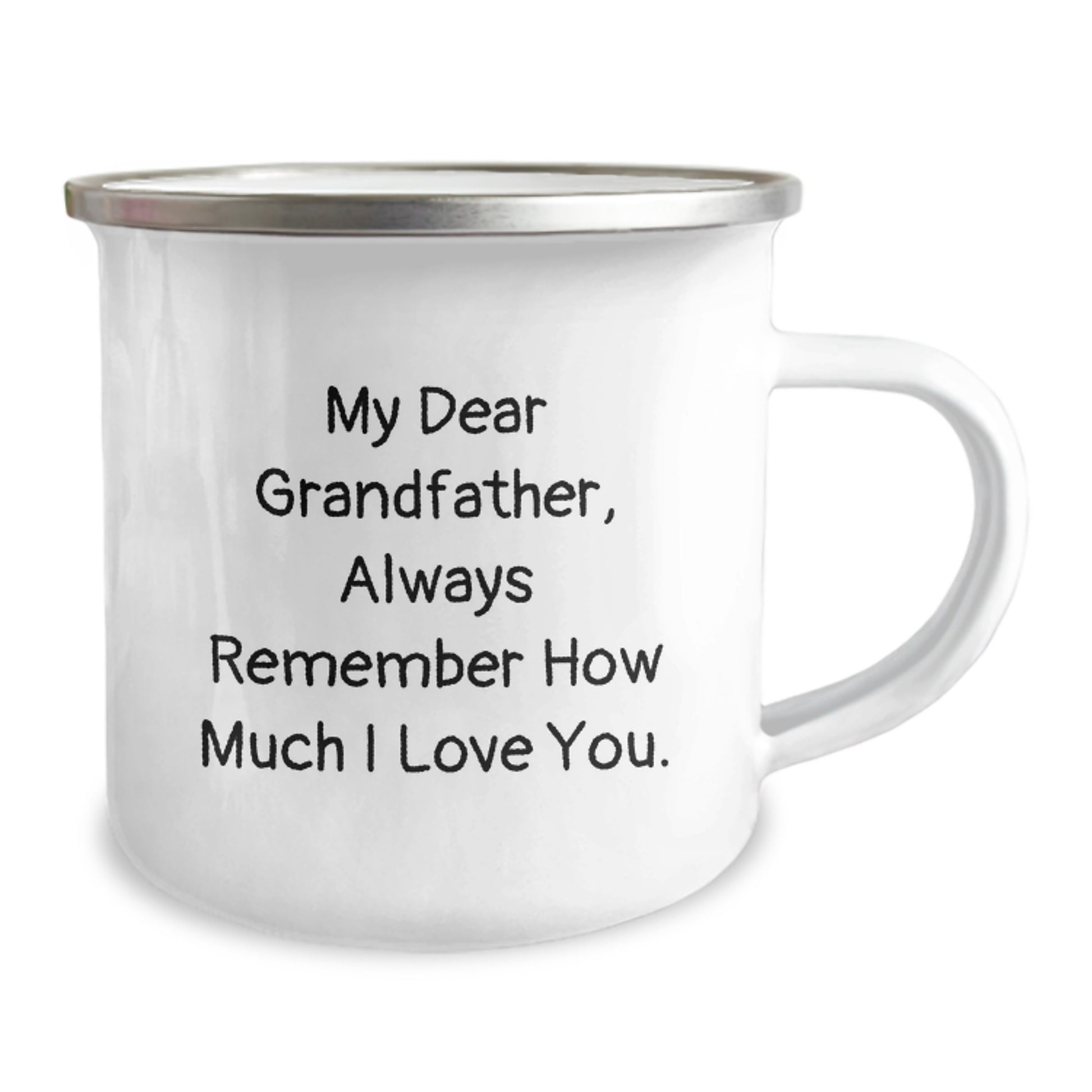 Funny Grandfather Gifts, Unique Camping Mugs for Dad Grandfather on Father's Day, My Dear Grandfather, Always Remember How Much I Love You. - Image 2