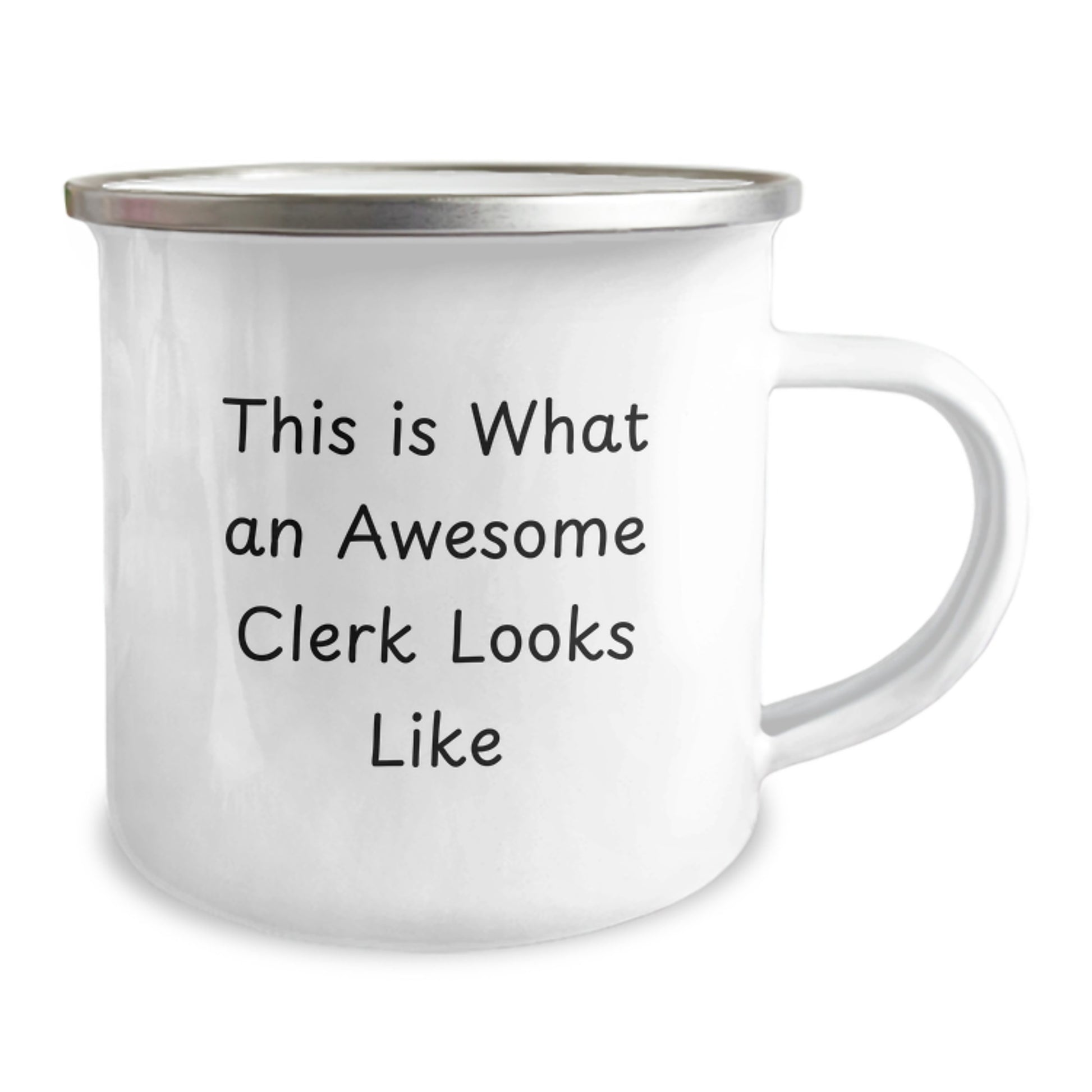 Funny Clerk Gifts from Friends and Family, Graduation Unique Gifts for Clerk, Camping Mug This Is What An Awesome Clerk Looks Like - Image 2