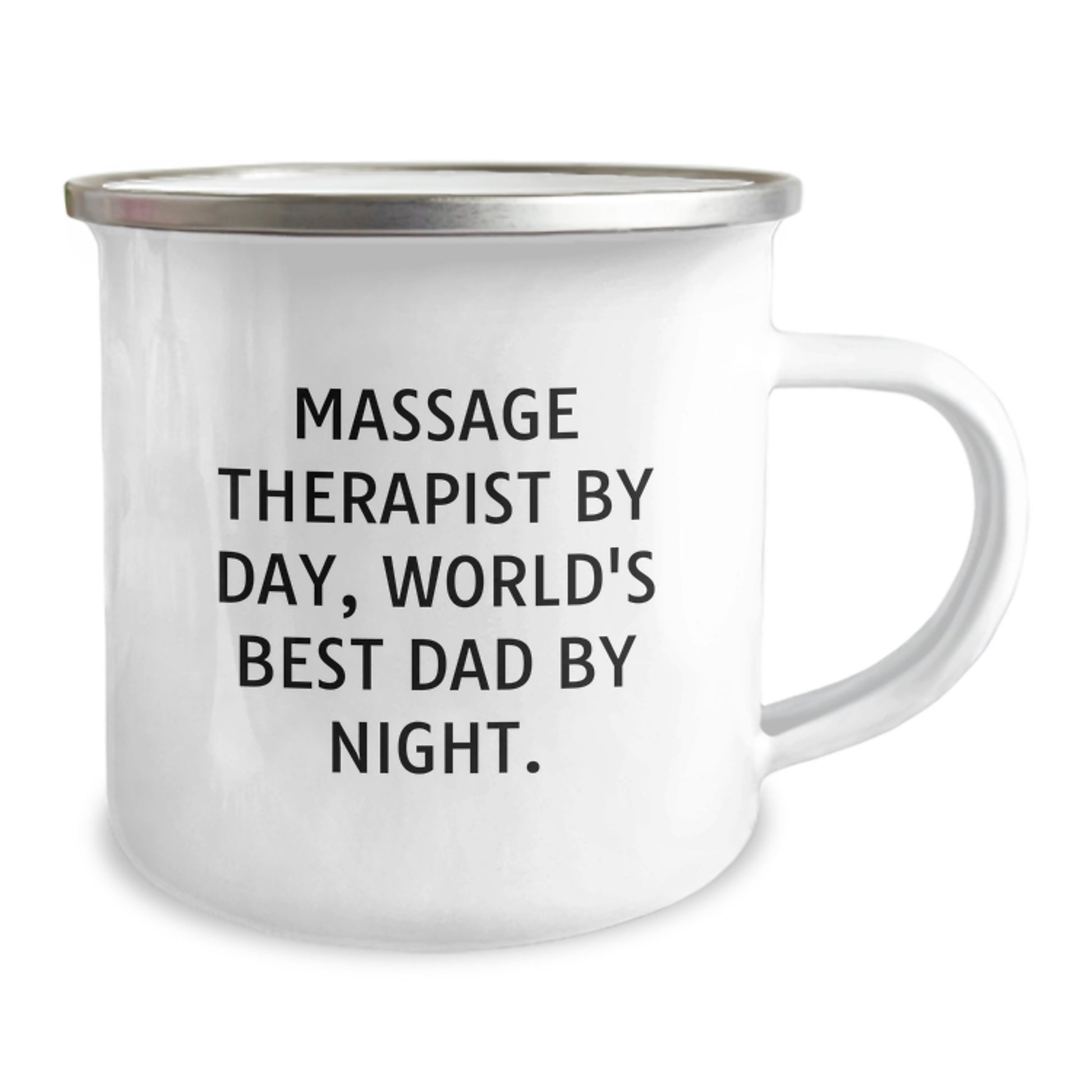 Massage Therapist Keepsake Mug for Him Birthday Gift Stainless Steel - Image 2