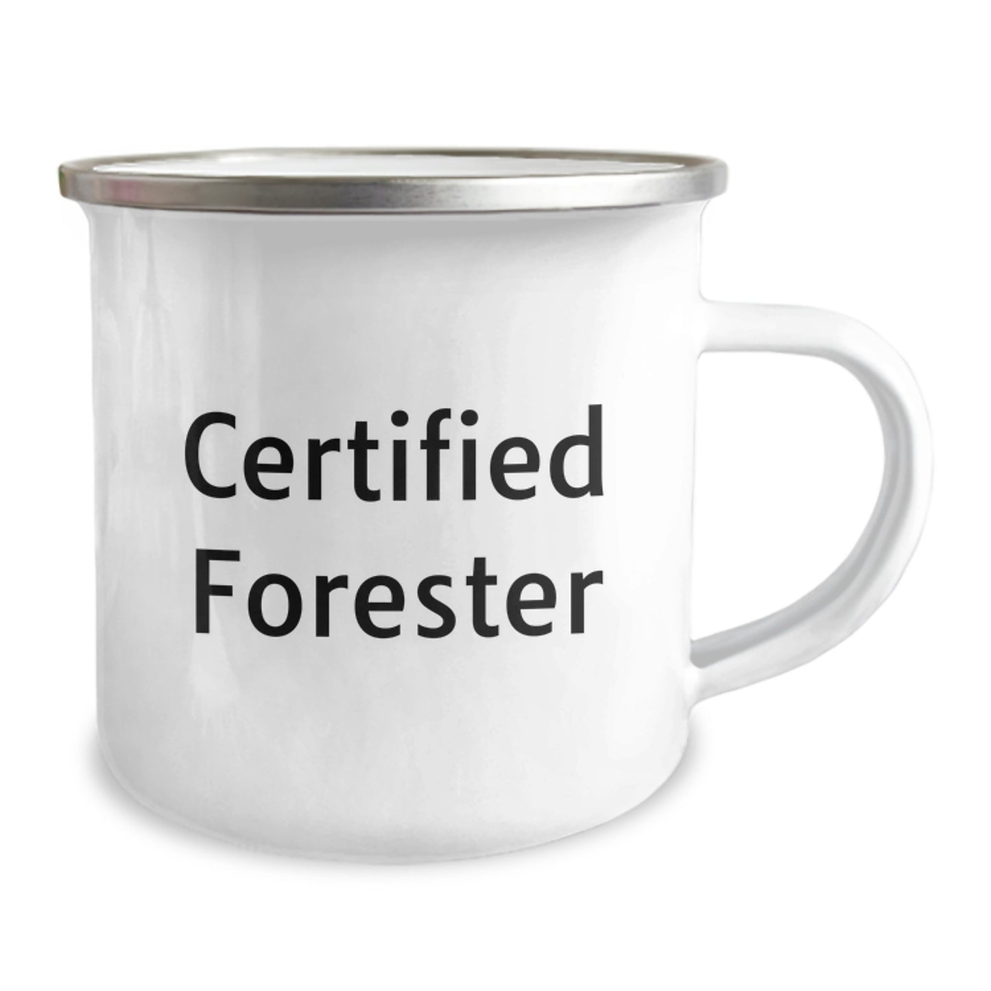 Gifts from Men for Forester Friends - Funny Certified Forester Camping Mug, Graduation Unique Gifts, 12 oz, Stainless Steel - Image 2