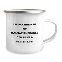 Load image into Gallery viewer, Dalmatian Dog Lover Gifts, Funny Quote Camping Mug, Gifts from Friends, Gifts for Dalmatian Dog Enthusiasts, Perfect Birthday Present, Unique Dalmatian Dog Mugs - Image 2
