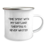 Load image into Gallery viewer, Shetland Sheepdog Lovers&#39; Camping Mug, Funny Quote Gifts from Men to Shetland Sheepdog Owners, Perfect Birthday Unique Gifts for Friends, Family, Coworkers - Image 2
