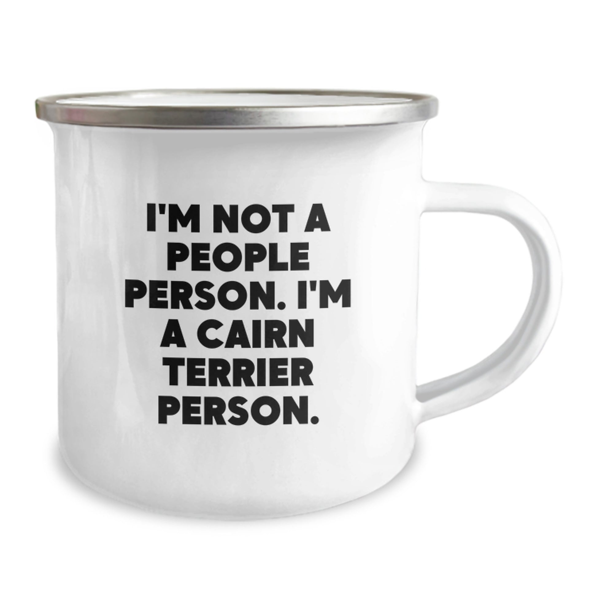 Funny Cairn Terrier Dog Gifts from Friends to Family - I'm Not A People Person. I'm A Cairn Terrier Person. Birthday Unique Gifts for Cairn Terrier Dog Lovers - Camping Mug - Image 2
