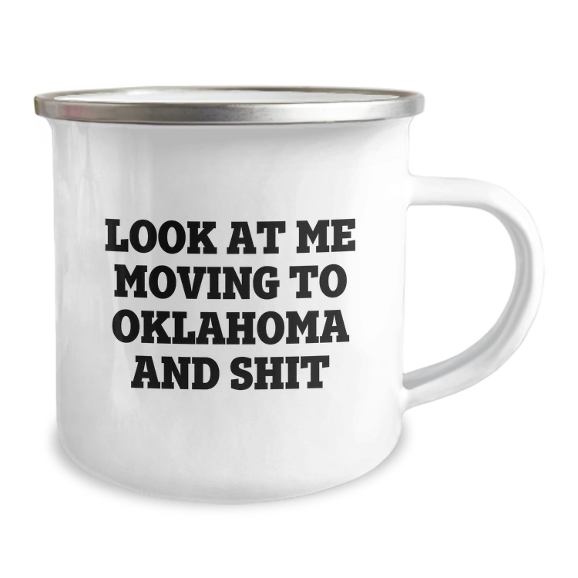 Funny Oklahoma Camping Mug Gifts for Friends Moving to Oklahoma and Shit Birthday Unique Ideas from Men - Image 2