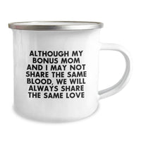 Load image into Gallery viewer, Funny Bonus Mom Gifts, Inspirational Camping Mug, Gifts from Men to Bonus Mom, Gifts for Graduation - Image 2
