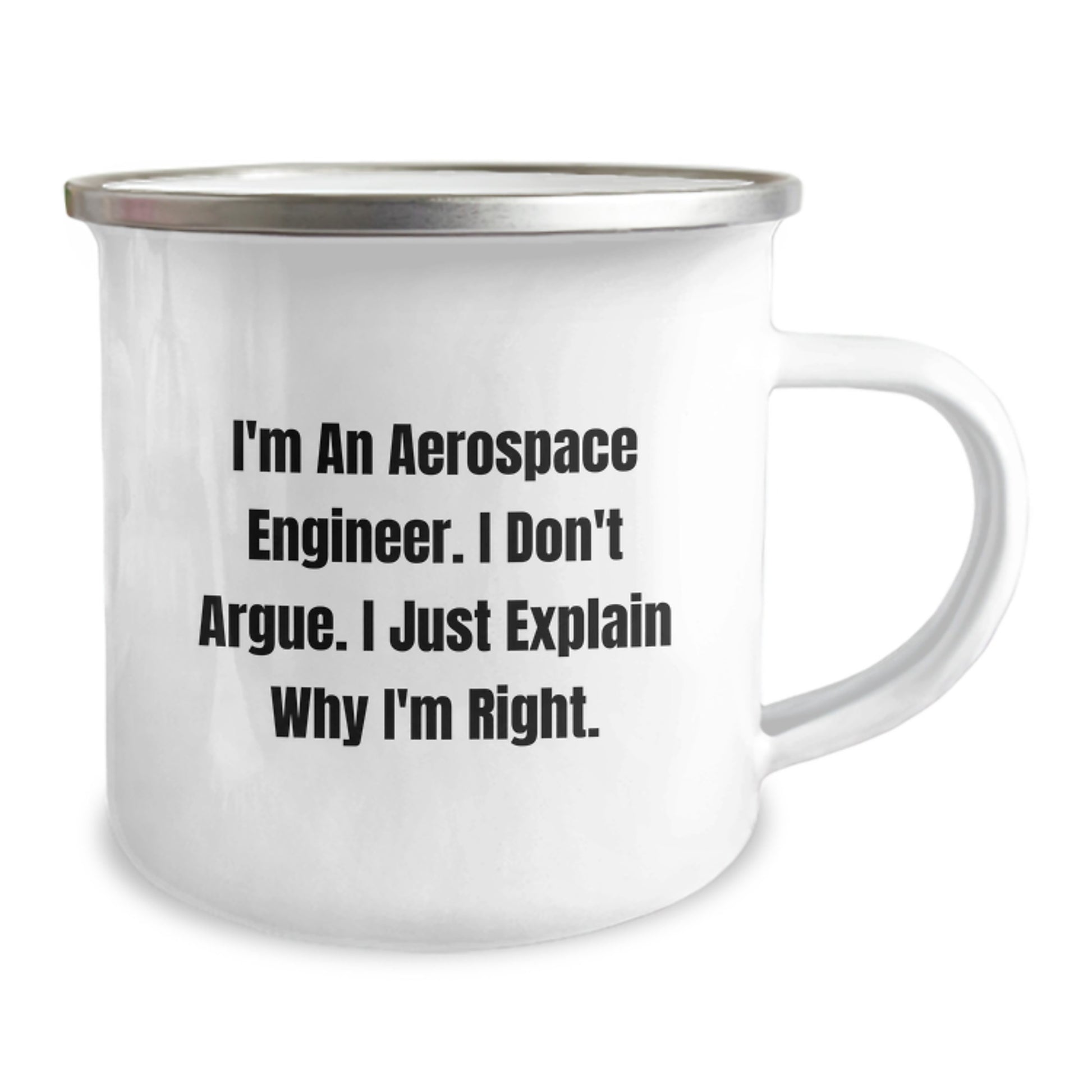 Aerospace Engineer Gifts, Funny Quote, Camping Mug for Graduation, Gifts from Men, Gifts for Aerospace Engineers, Unique Graduation Unique Gifts for Him - Image 2