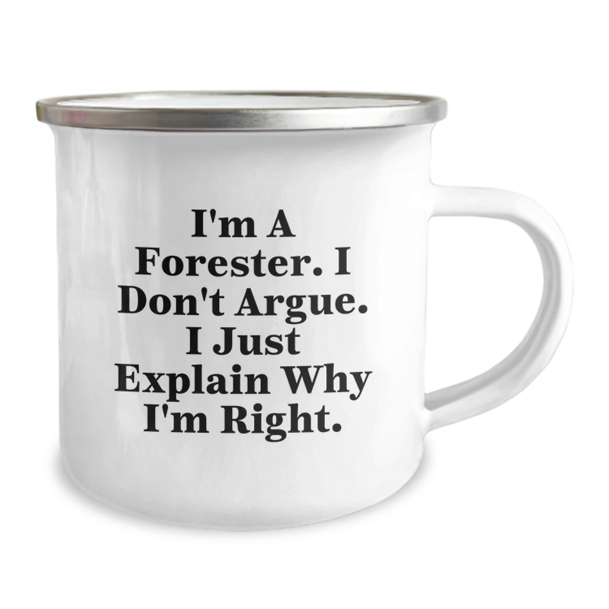 Forester Gifts Funny Quote Camping Mug, Gifts from Men to Forester Graduation, Camping Mug for Men, Inspirational Quote, Gifts for Forester - Image 2