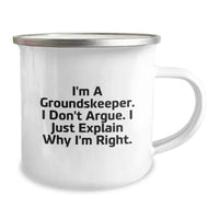 Load image into Gallery viewer, groundskeeper Coffee Mugs Funny Inspirational Gifts from Friends to Men Graduation Unique - Image 2
