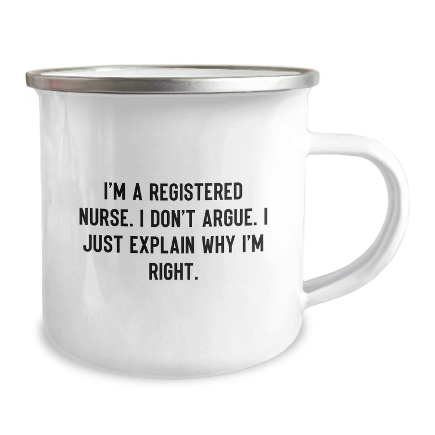 Registered Nurse Gifts from Friends, Registered Nurse Camping Mug, Funny Quote, Unique Graduation Gifts, Gifts for Registered Nurse - Image 2