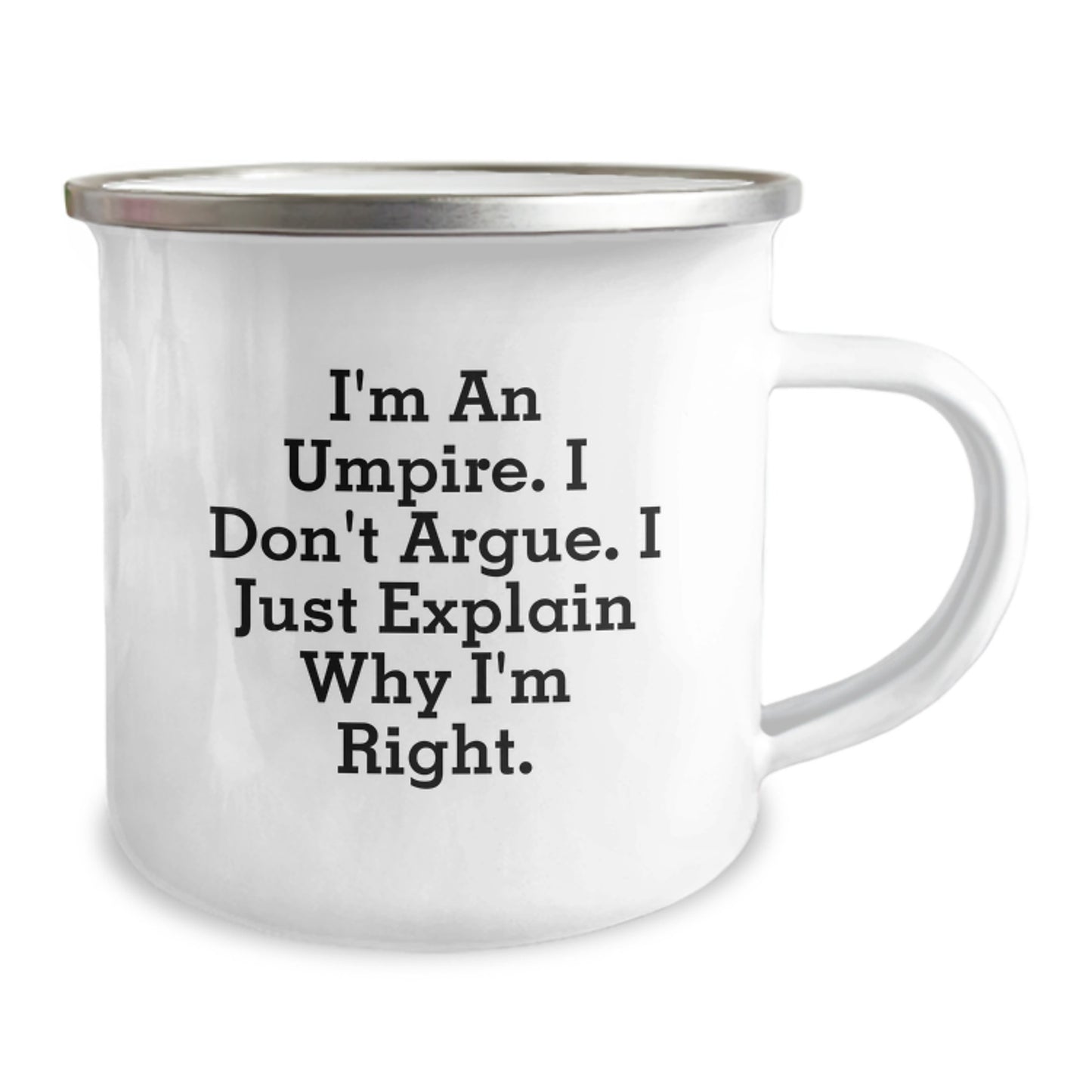 Umpire Humor Gifts for Men from Family, Funny Camping Mug for Graduation Unique Gifts - Image 2