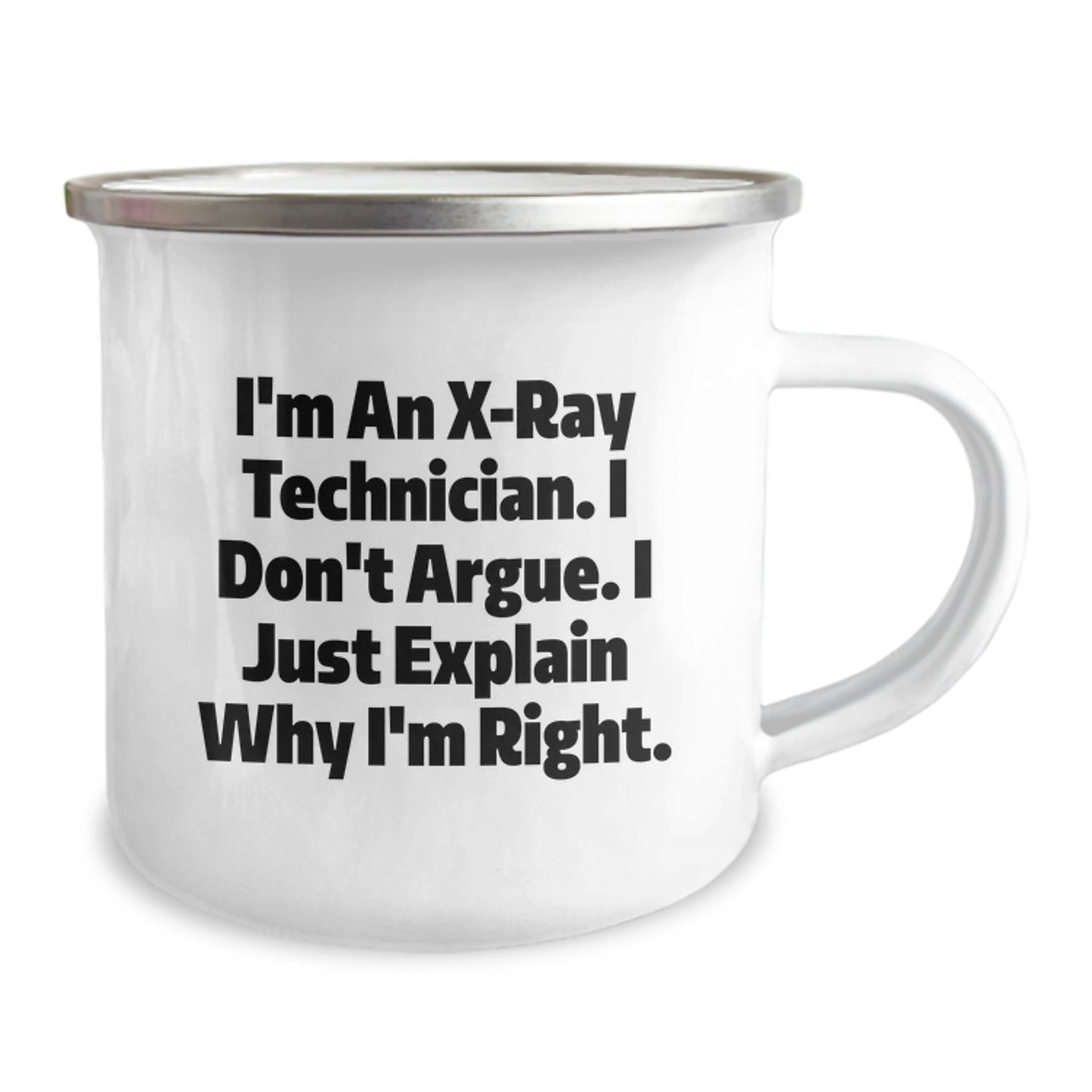 X-Ray Technician Gifts from Friends, Unique Camping Mug for X-Ray Technician Graduation, Funny Quote - Image 2