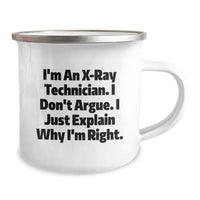 Load image into Gallery viewer, X-Ray Technician Gifts from Friends, Unique Camping Mug for X-Ray Technician Graduation, Funny Quote - Image 2
