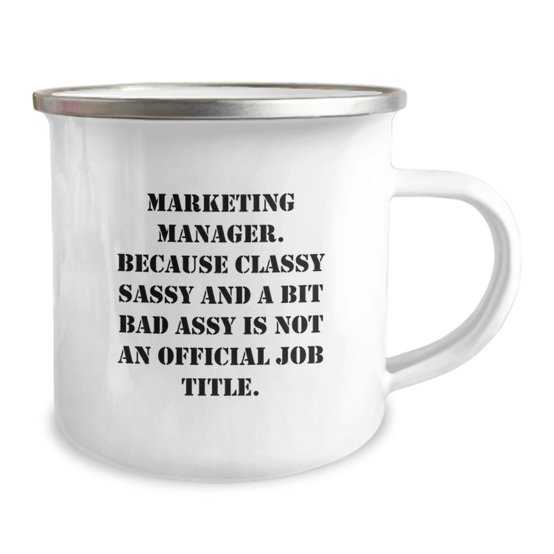 Marketing Manager Gifts, Funny Quote Camping Mug, Graduation Unique Gifts from Friends, Family or Coworkers to Marketing Manager - Image 2