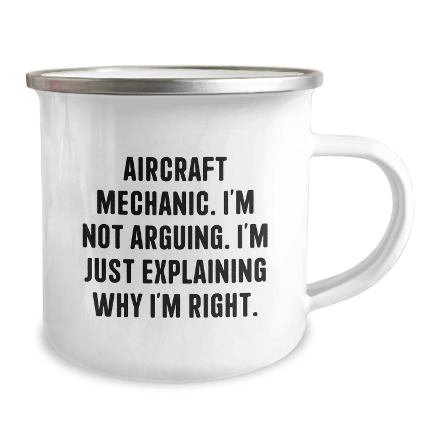 Funny Aircraft Mechanic Gifts from Friends, Aircraft Mechanic Birthday Unique Gifts with Inspirational Quote, Camping Mug for Men, Women, Coworkers, Family - Image 2