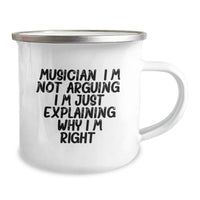 Load image into Gallery viewer, Funny Musician Gifts for Men, Camping Mug with Quote &#39;I&#39;m Not Arguing. I&#39;m Just Explaining Why I&#39;m Right.&#39; from Friends, Unique Graduation Gifts - Image 2
