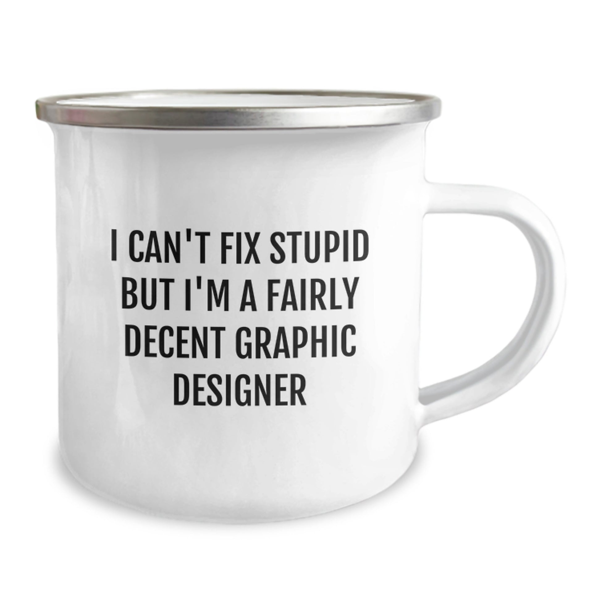 Funny Graphic Designer Gifts for Christmas - I'm A Fairly Decent Camping Mug, Gifts from Friends to Graphic Designer Men, Unique Christmas Unique Gifts - Image 2