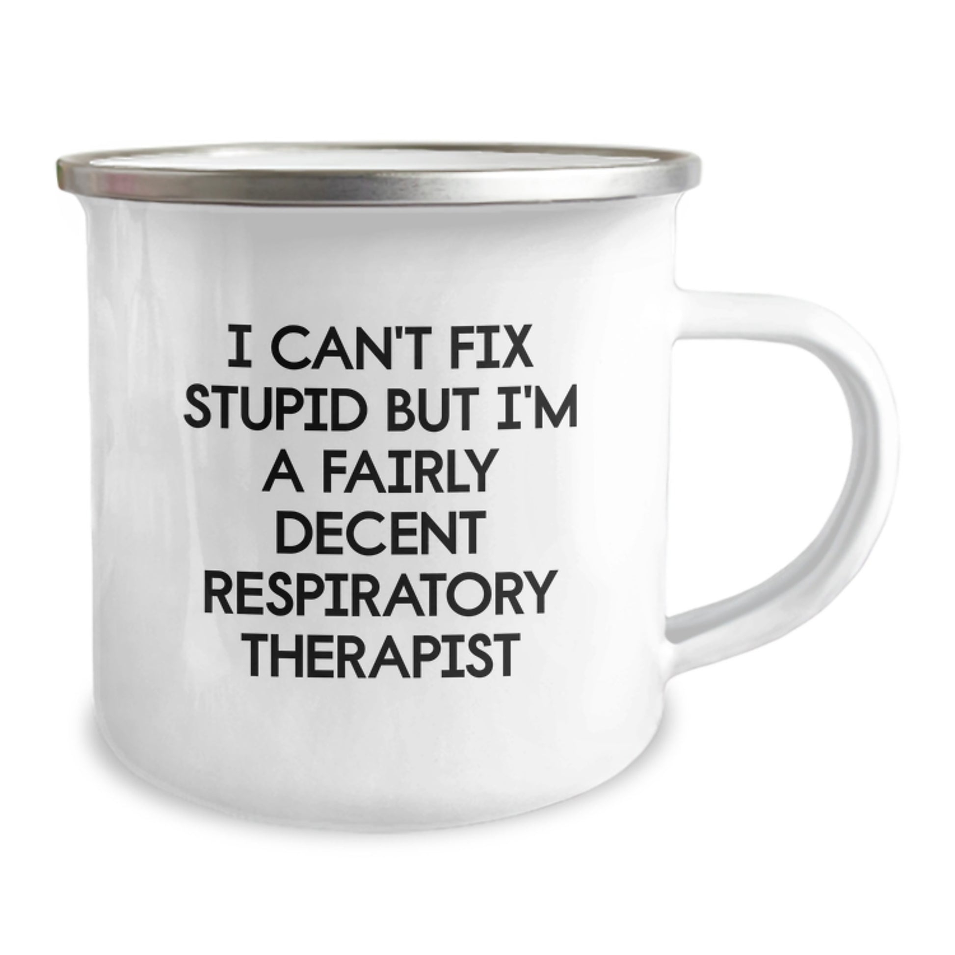 Funny Inspirational Gifts from Friends or Family for Respiratory Therapist Birthday Unique Camping Mug - Image 2