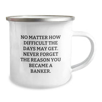 Load image into Gallery viewer, Gifts from Family to Banker Men - Inspirational Camping Mug for Christmas Unique Gifts - Image 2
